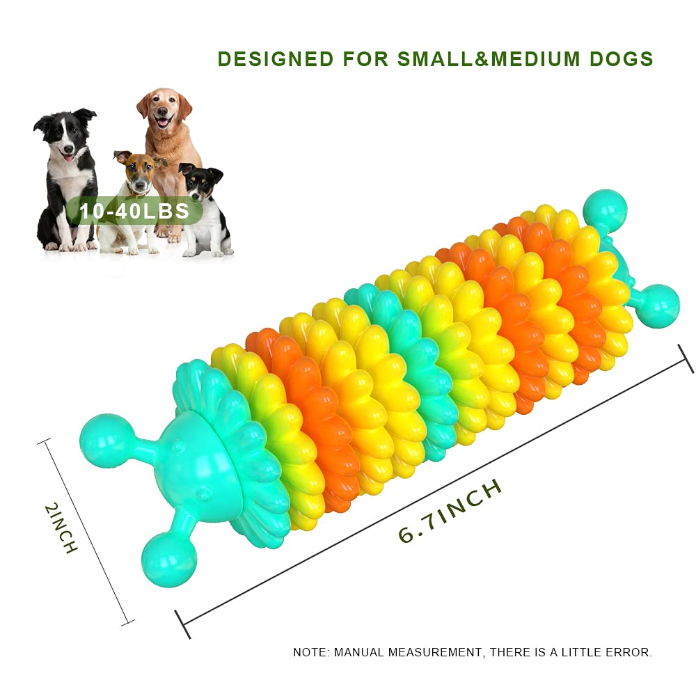 **Durable Indestructible Dog Chew Toys for Aggressive Chewers – Rubber Teeth Cleaning Chew Toys for Small, Medium & Large Breed Dogs – Interactive Puppy Training Toys for Outdoor Play – Blue**    *(Great for teething puppies, aggressive chewers, and interactive training sessions!)*