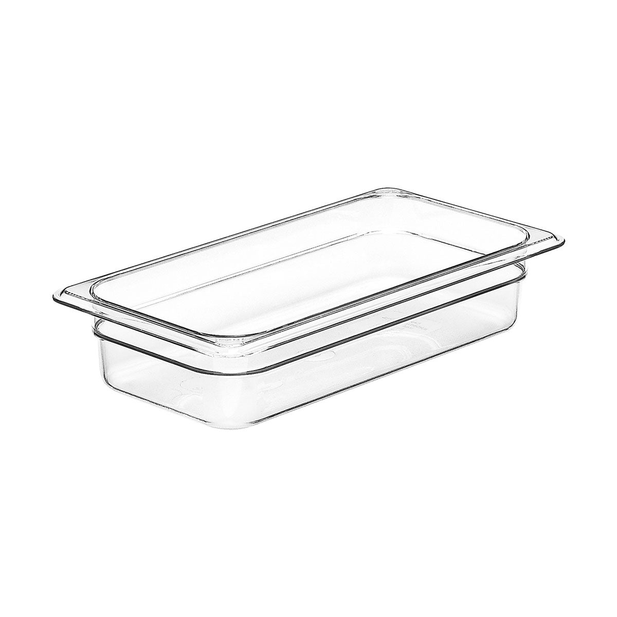 Cambro 32CW135 Camwear 1/3 Size Clear Food Pan - 2.5