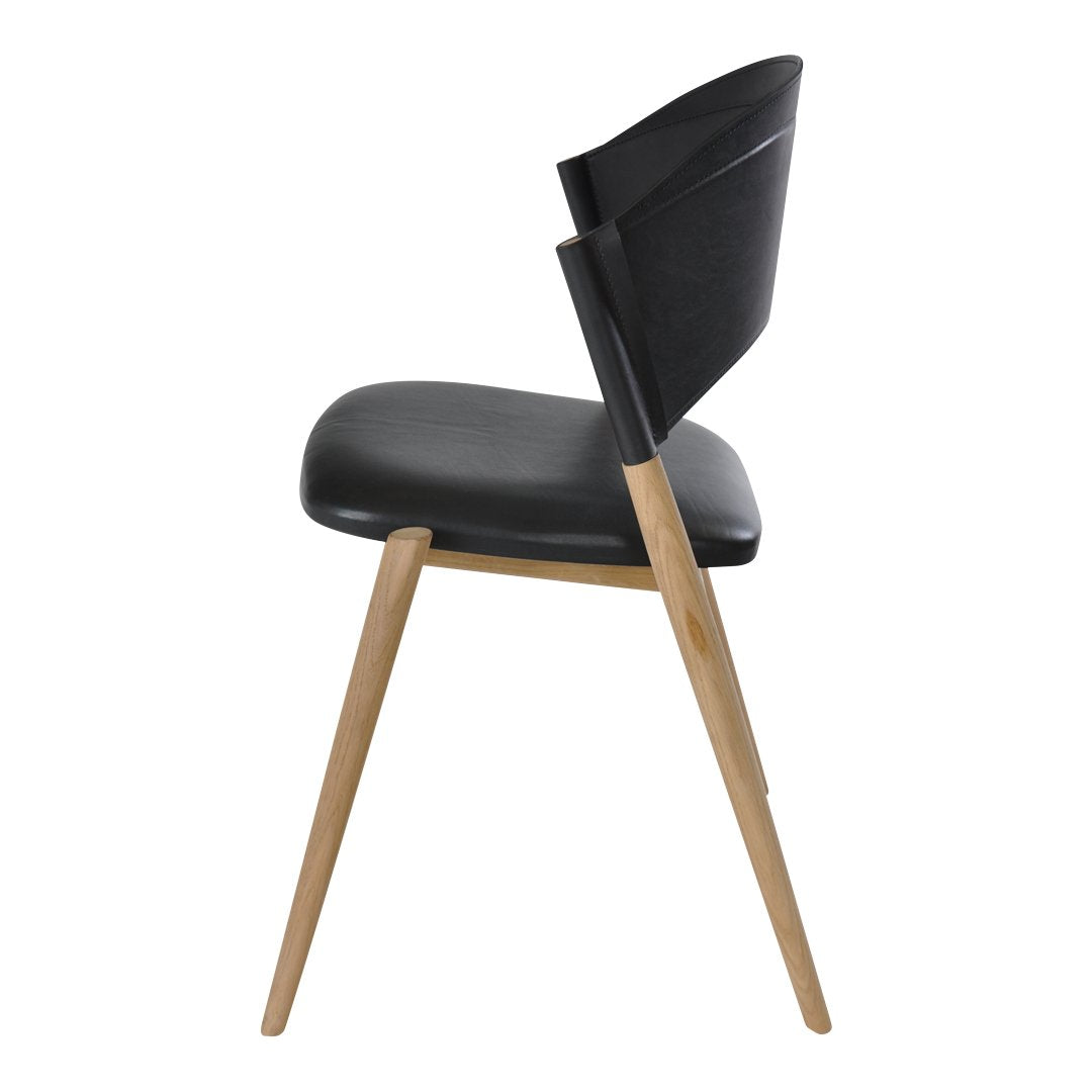 Dennis Marquart Ox Denmarq Dining Chair - Modern Wooden Dining Room Chair with Upholstered Seat - Perfect for Kitchen, Dining Room, and Home Office