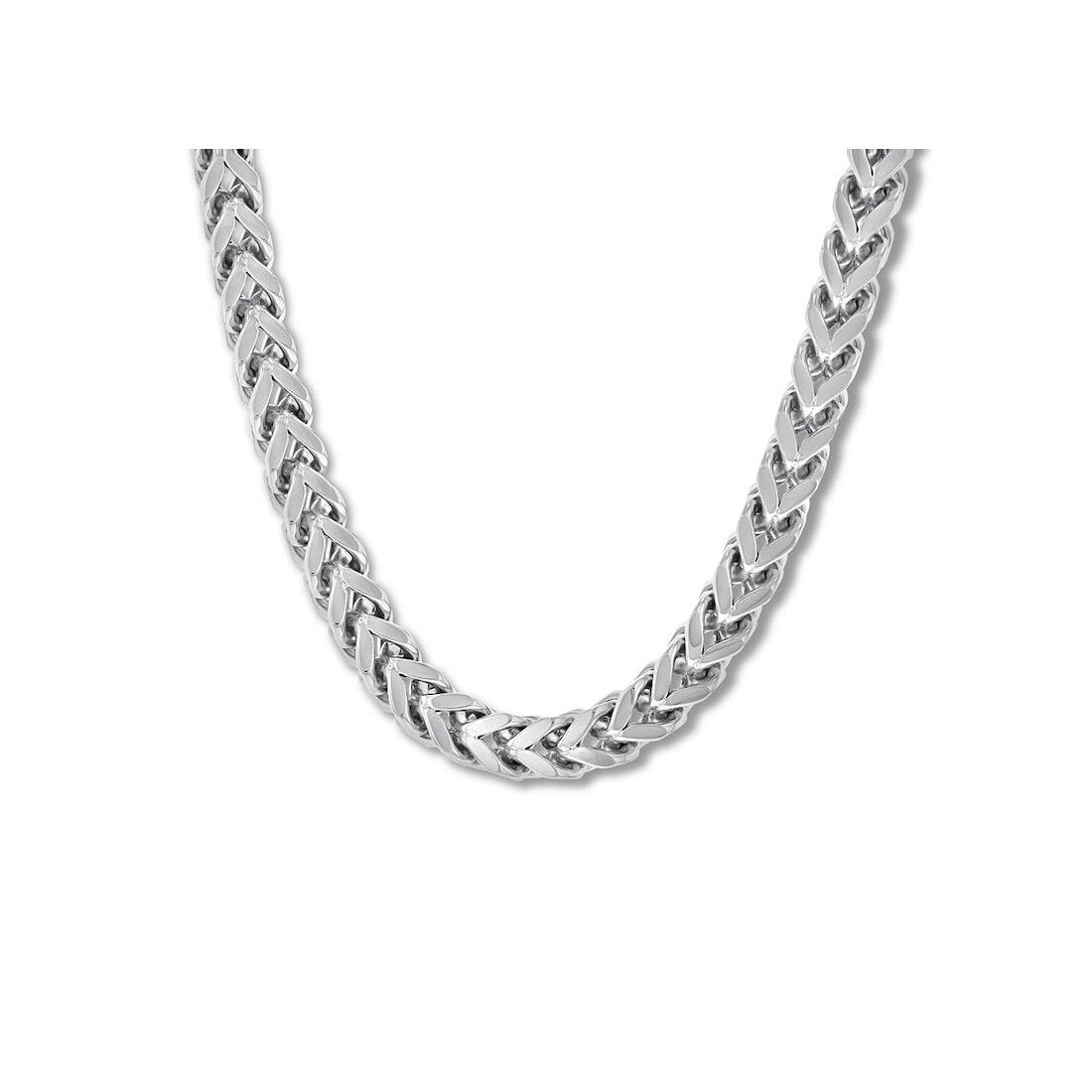 4MM 120 Oval Franco Chain .925 Sterling Silver Necklace for Men & Women - Perfect for Layering, Gifts & Everyday Wear