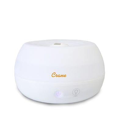 0.2 Gal 2-in-1 Ultrasonic Cool Mist Humidifier & Essential Oil Diffuser for Small Rooms - Compact Air Moisturizer with Aromatherapy Function for Bedroom, Office, Nursery | White