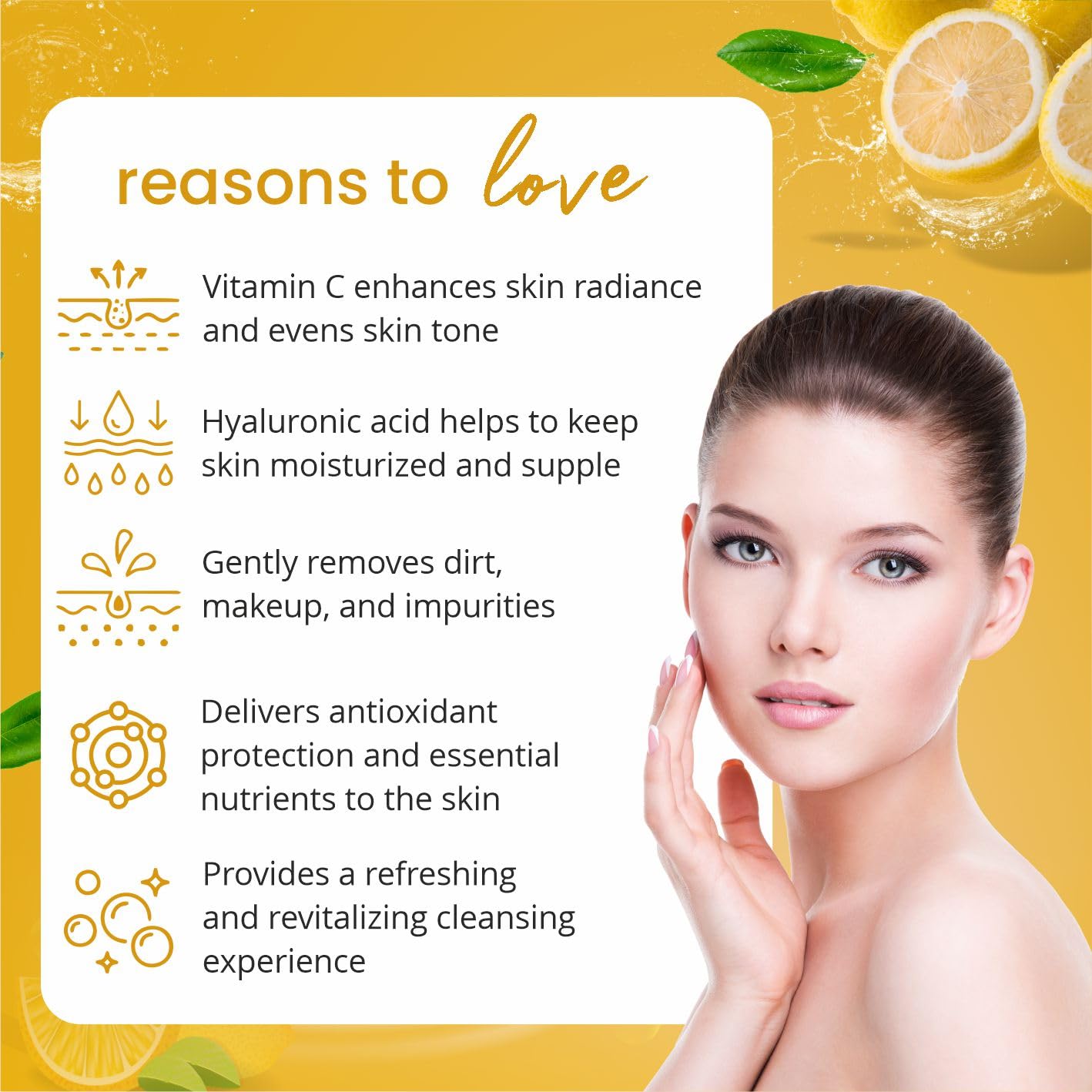 CareVeda Ubtan Face Wash & Vitamin C & Hyaluronic Acid Face Wash Combo Set - Brightening & Hydrating Facial Cleanser for Glowing Skin - Perfect for Daily Skincare Routine & Acne-Prone Skin