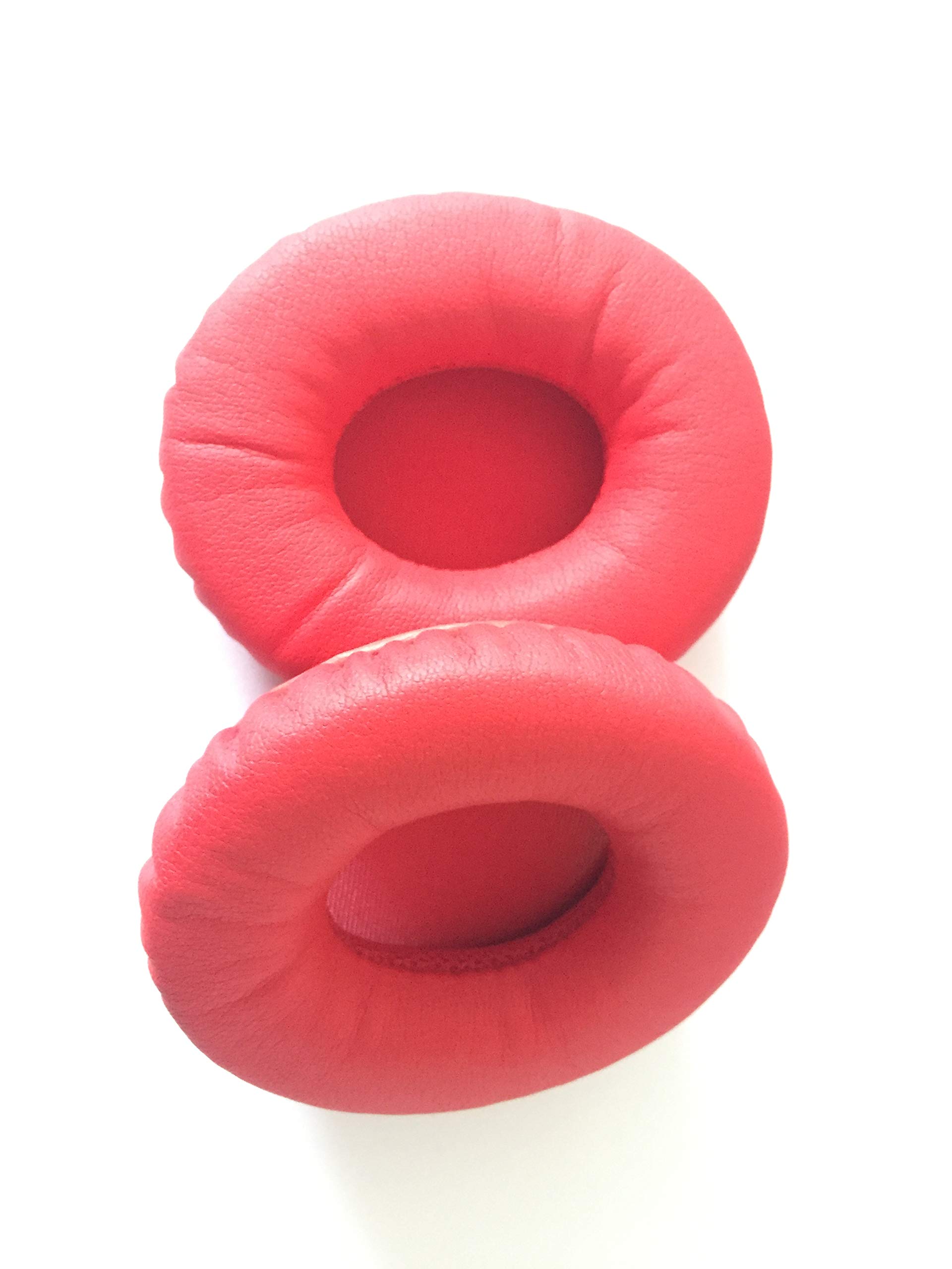 Premium Replacement Ear Pads for Monster Beats by Dr. Dre Solo HD Headphones - Soft Cushions, Ear Cups & Cover Set (Red) - Perfect for Gaming, Music & Travel Comfort