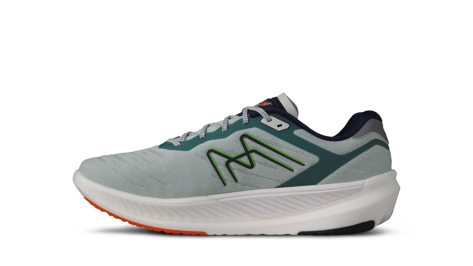 Men's Fusion 4.0 Running Shoes - Sky Gray/Green Flash - Lightweight Athletic Sneakers for Jogging, Gym & Outdoor Workouts