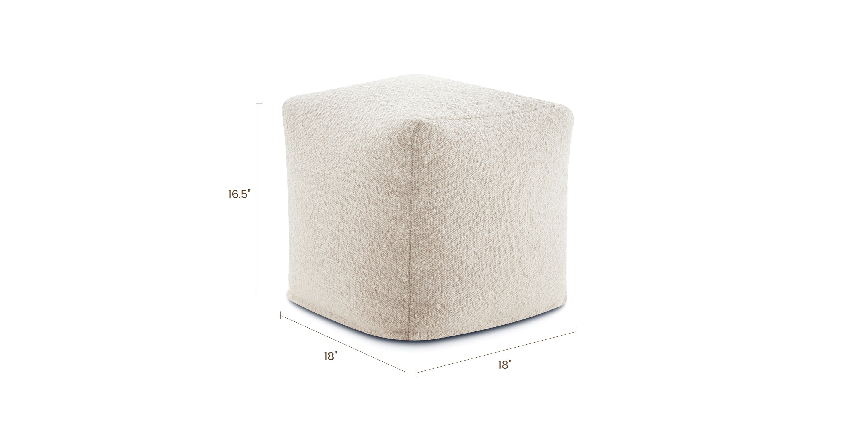 Stylish Metz Pouf Ottoman - Modern Round Footrest & Extra Seating for Living Room, Bedroom, or Nursery - Perfect Home Decor Accent