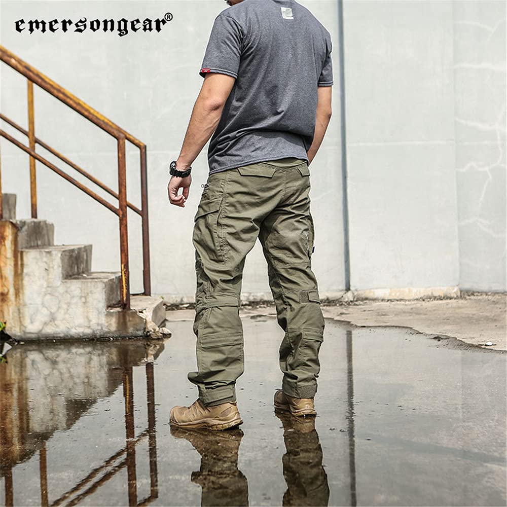Emerson Gear E4 Tactical Pants - Military Combat Patrol Trousers for Men, Durable Outdoor Work Pants with Multiple Pockets - Perfect for Hiking, Camping & Airsoft Activities