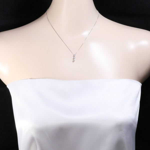18K White Gold Diamond Pendant Necklace for Women - Elegant Layering Jewelry for Weddings, Anniversaries & Special Occasions