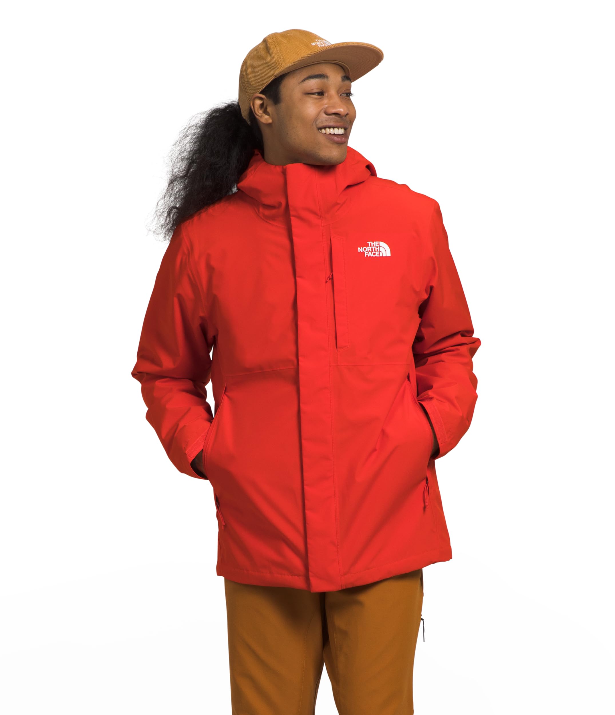 The North Face Men's Carto Triclimate Jacket - Waterproof, Windproof & Insulated Outerwear for Hiking, Camping & Outdoor Adventures (Black)