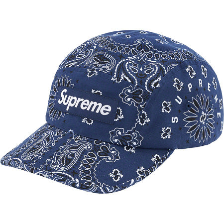 Supreme Bandana Camp Cap Navy - Stylish & Comfortable Dad Hat for Men & Women - Perfect for Streetwear, Casual Outfits & Outdoor Adventures