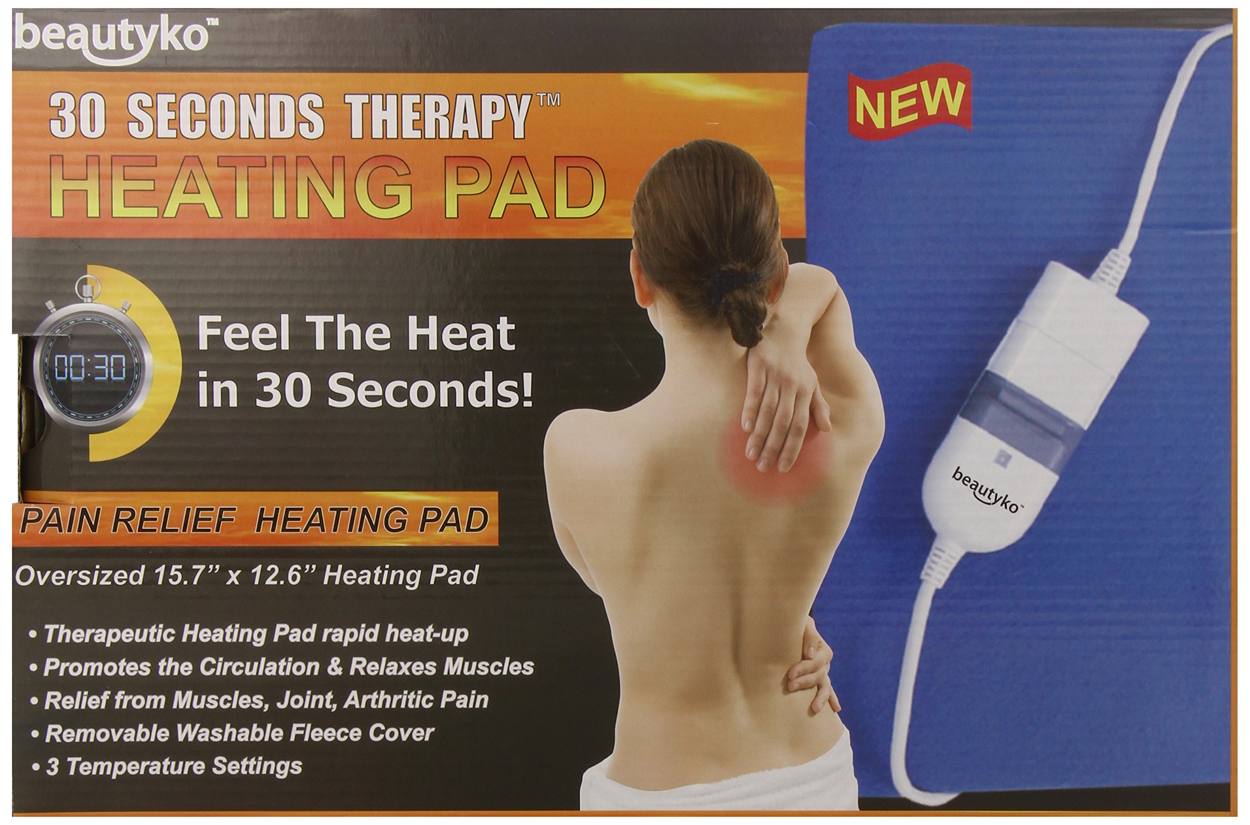 Electric Heating Pad for Pain Relief - Large 12x24 Inch, Moist Heat Therapy for Back, Neck, Shoulder & Muscle Pain - Perfect for Home, Office & Physical Therapy Use