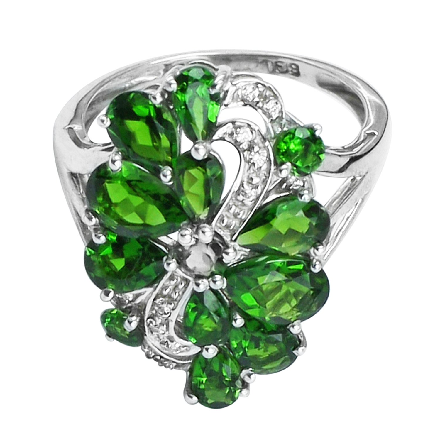 Natural Chrysoprase Gemstone 925 Sterling Silver Ring for Women | Untreated Carillon Stone, Elegant Birthday Gift for Her | Perfect for Everyday Wear, Special Occasions & Jewelry Collections