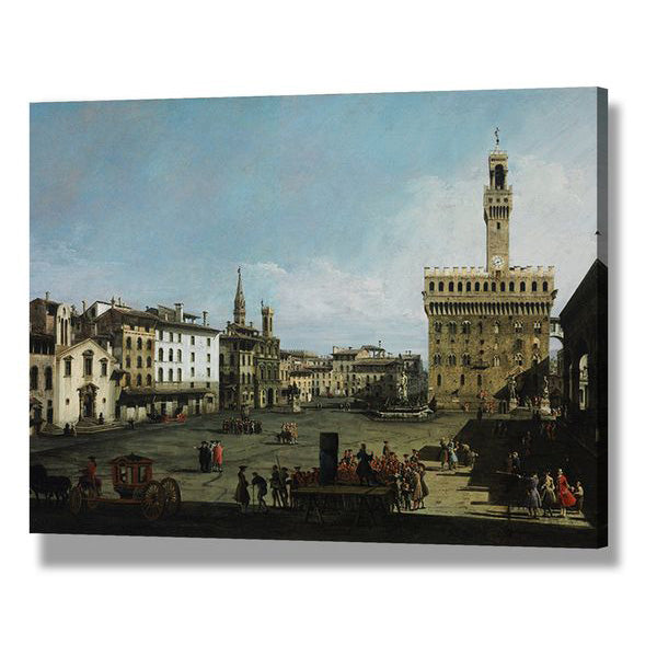 Bernardo Bellotto Capitol Hill Wall Art - Premium Canvas Print for Living Room Decor, Home & Office Wall Decor, Perfect Gift for Art Lovers