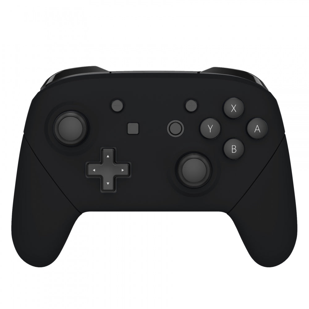 eXtremeRate Black Faceplate & Backplate Replacement for Nintendo Switch Pro Controller - DIY Custom Shell Kit (Controller Not Included) - Perfect for Gaming, Modding, and Personalization