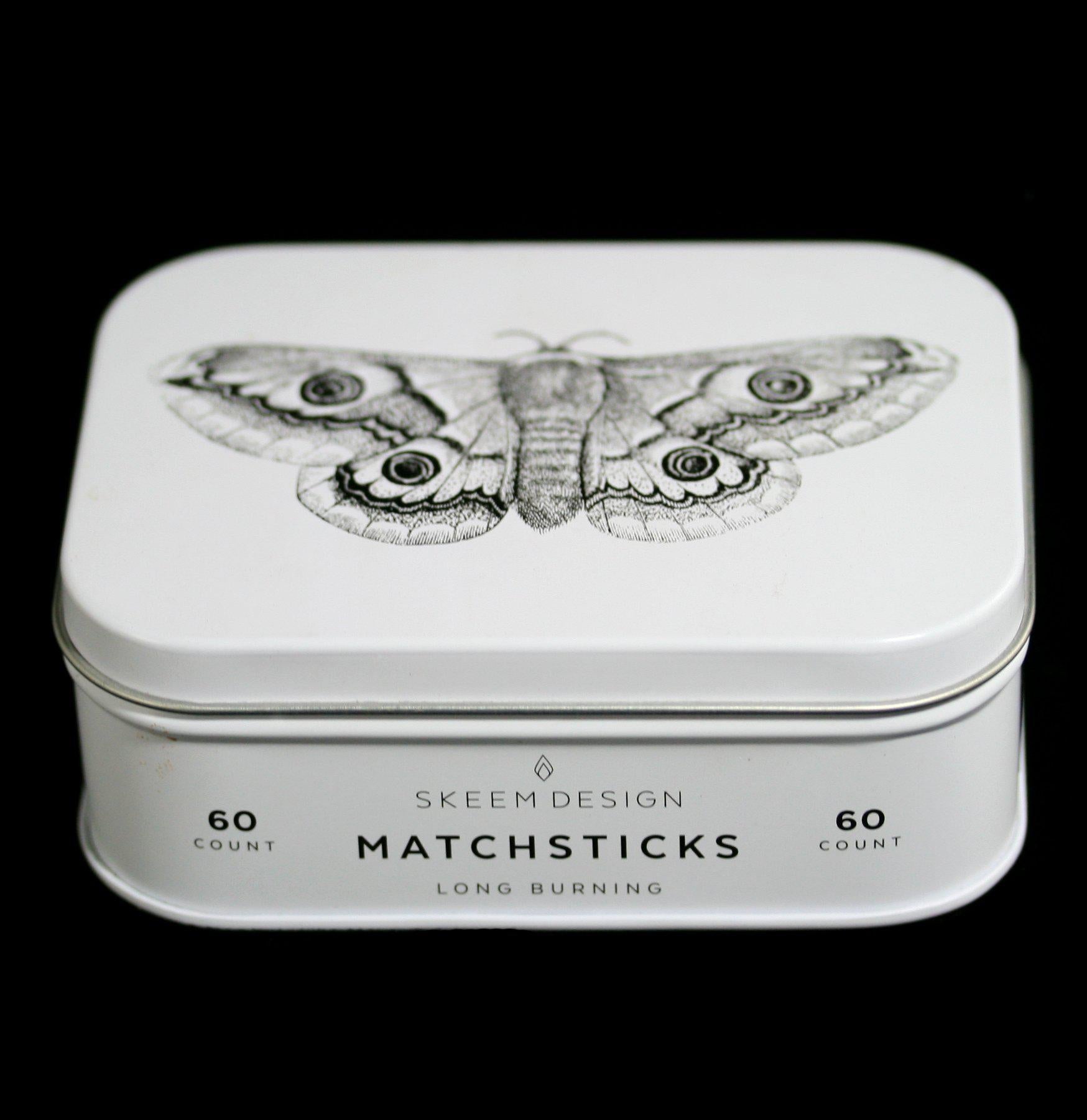 Moth Match Tin - Natural Moth Repellent for Closets & Storage | Eco-Friendly Pest Control for Wardrobes, Drawers & Home Use