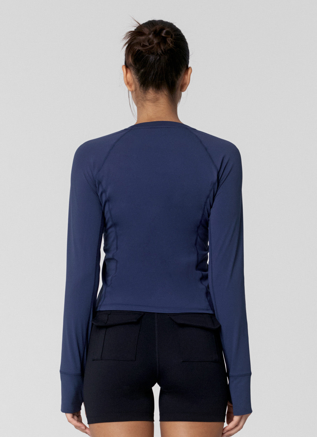 High Intensity Fingerhole Long Sleeve Workout Shirt - Gym, Yoga & Running Performance Top for Women & Men