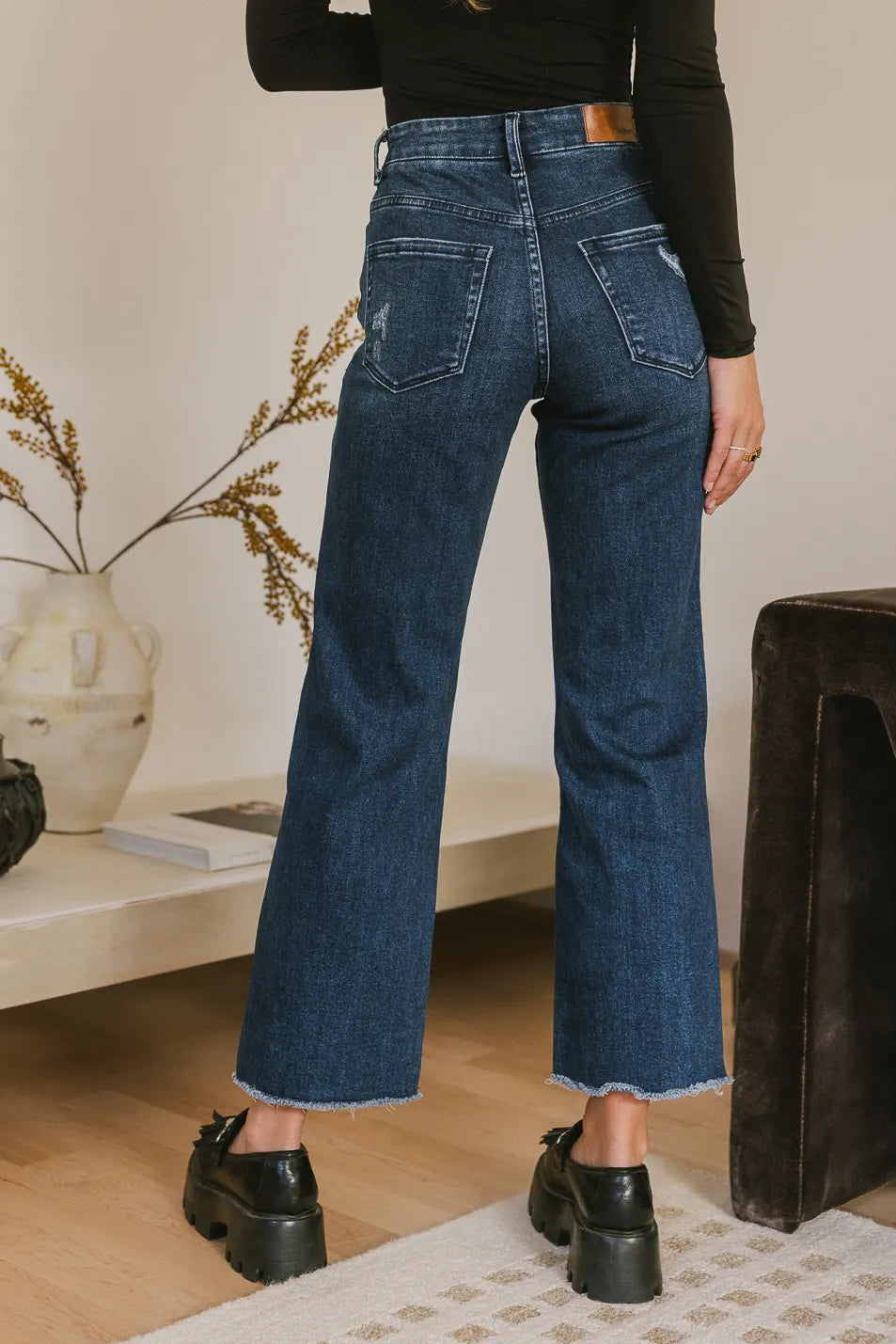 Maeve Relaxed Straight Leg Jeans for Women - Comfortable Stretch Denim Pants - Casual & Everyday Wear - FINAL SALE