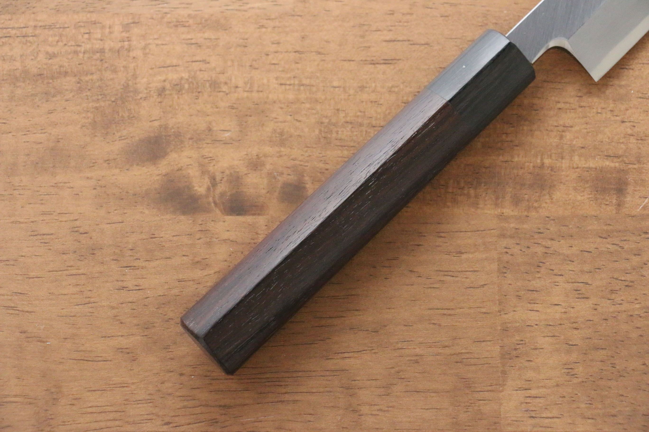 Premium Jikko White Steel No.2 Yanagiba Sushi Knife 240mm with Ebony Handle - Perfect for Sushi Chefs & Japanese Cuisine Lovers