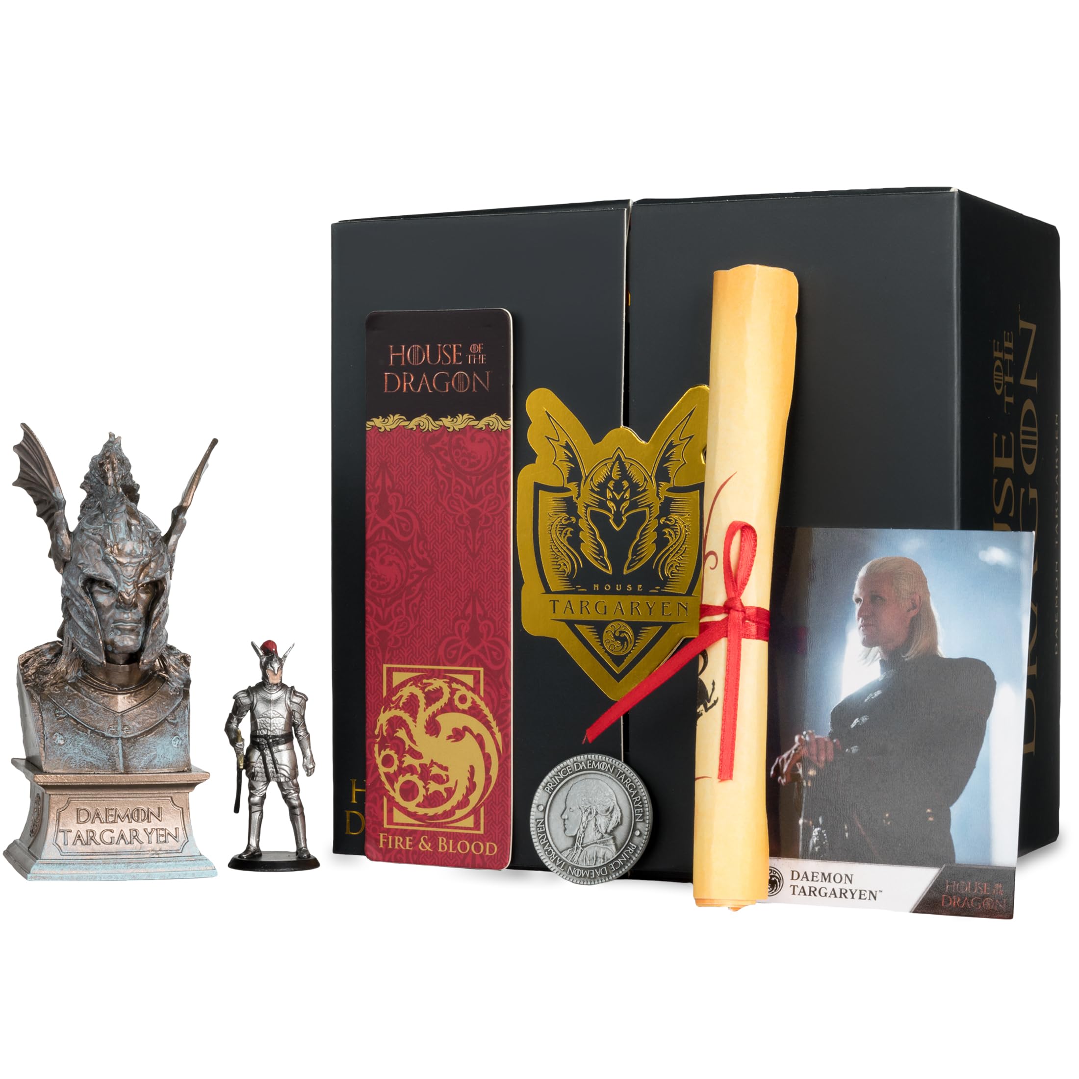 McFarlane Toys House of The Dragon Daemon Targaryen Collector Box - Premium Action Figure for Game of Thrones Fans, Gift for Collectors - Perfect for Display, Role Play, and Themed Decor