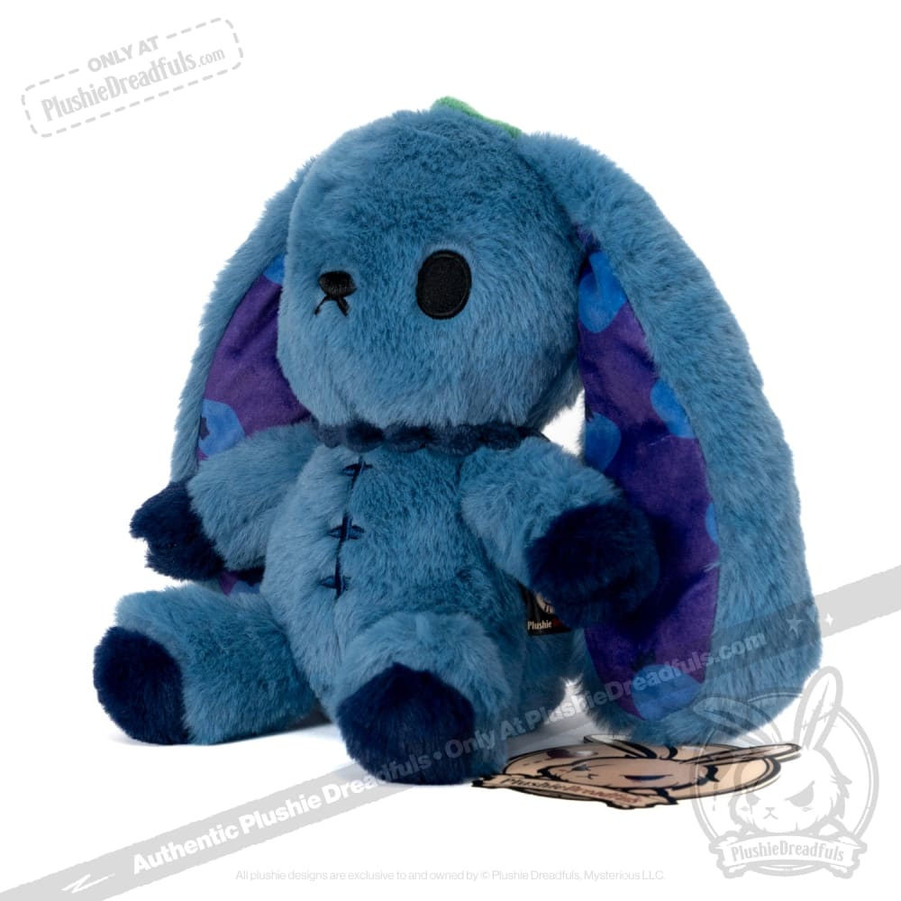 Plushie Dreadfuls Blueberry Bunny Stuffed Animal - Soft Plush Toy for Kids, Cute Bunny Plushie for Bedroom Decor & Gift Giving