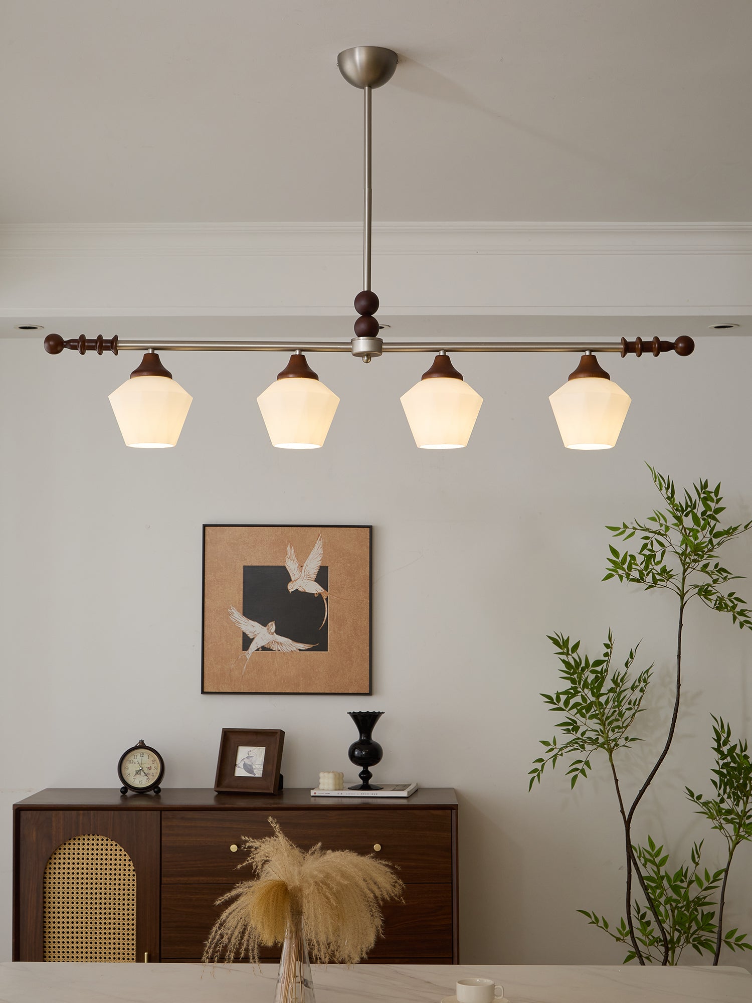 Clarabelle Crystal Chandelier - Elegant Modern Ceiling Light Fixture for Dining Room, Living Room & Bedroom Decor