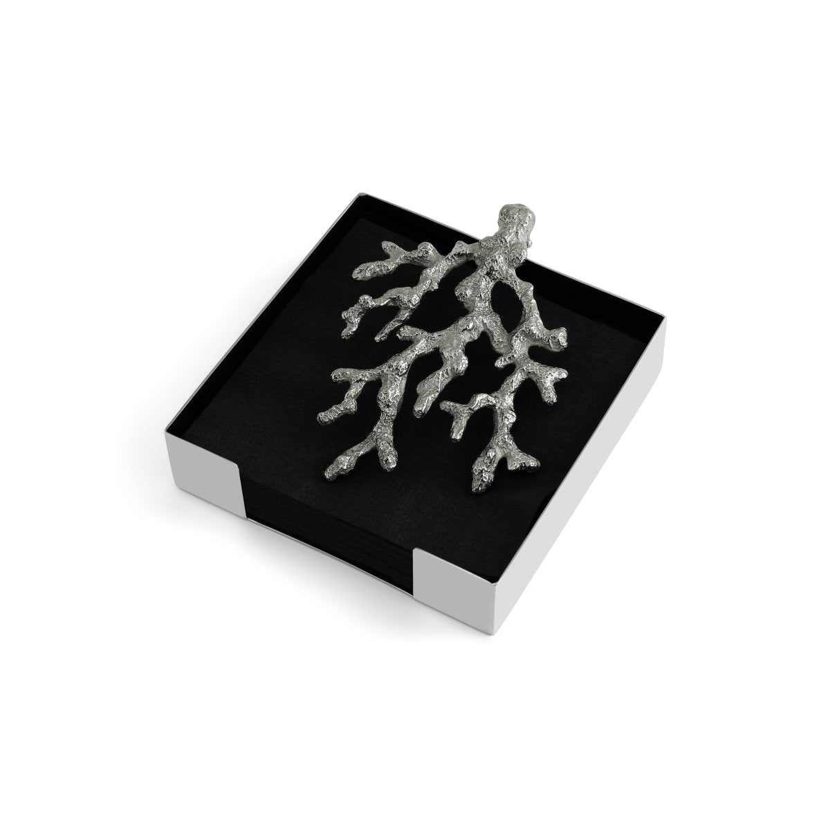 Ocean Reef Themed Cocktail Napkin Holder - Elegant Bar Accessory for Parties, Weddings & Home Decor - Perfect for Beach & Coastal Themed Events
