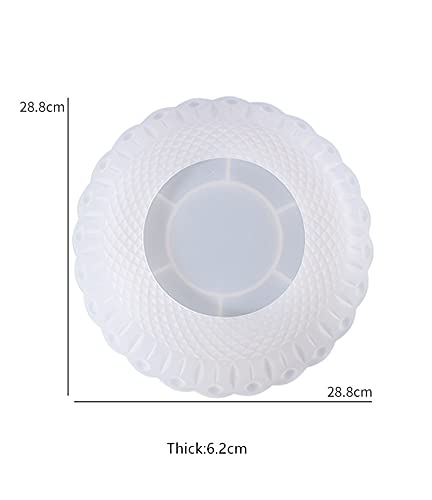 Premium Silicone Resin Tray Mold for Epoxy Casting - Fruit Storage Tray, Jewelry Dish & Home Decor - Perfect for DIY Crafts, Kitchen Organization & Gift Making