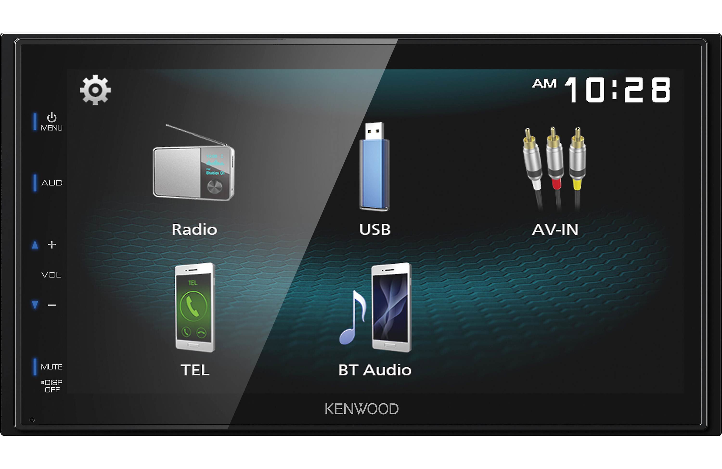 Kenwood DMX125BT Digital Multimedia Receiver with Bluetooth - Car Stereo for Seamless Music Streaming & Hands-Free Calling - Perfect for Road Trips & Commuting