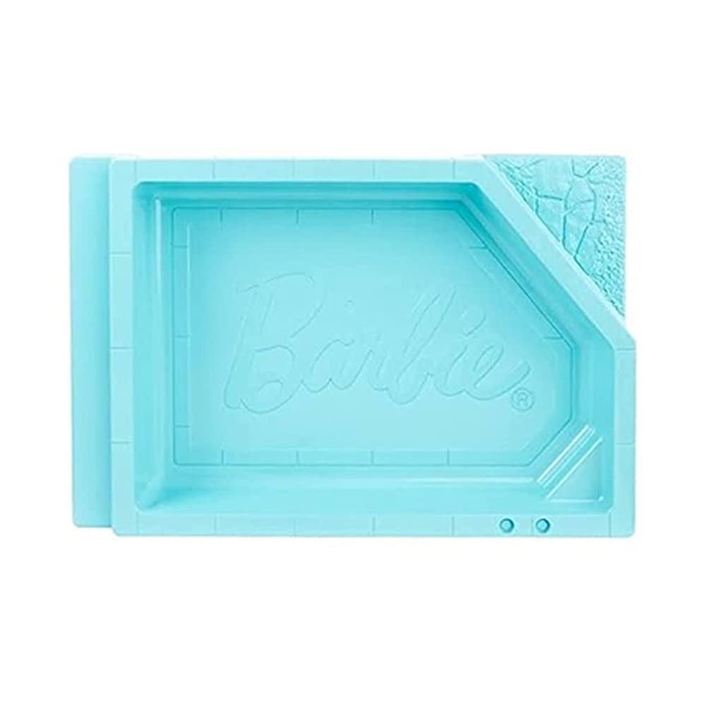 Barbie Dreamhouse Playset Replacement Parts - GRG93 Blue Plastic Swimming Pool for Barbie Dolls | Perfect for Dollhouse Accessories & Pretend Play Scenes