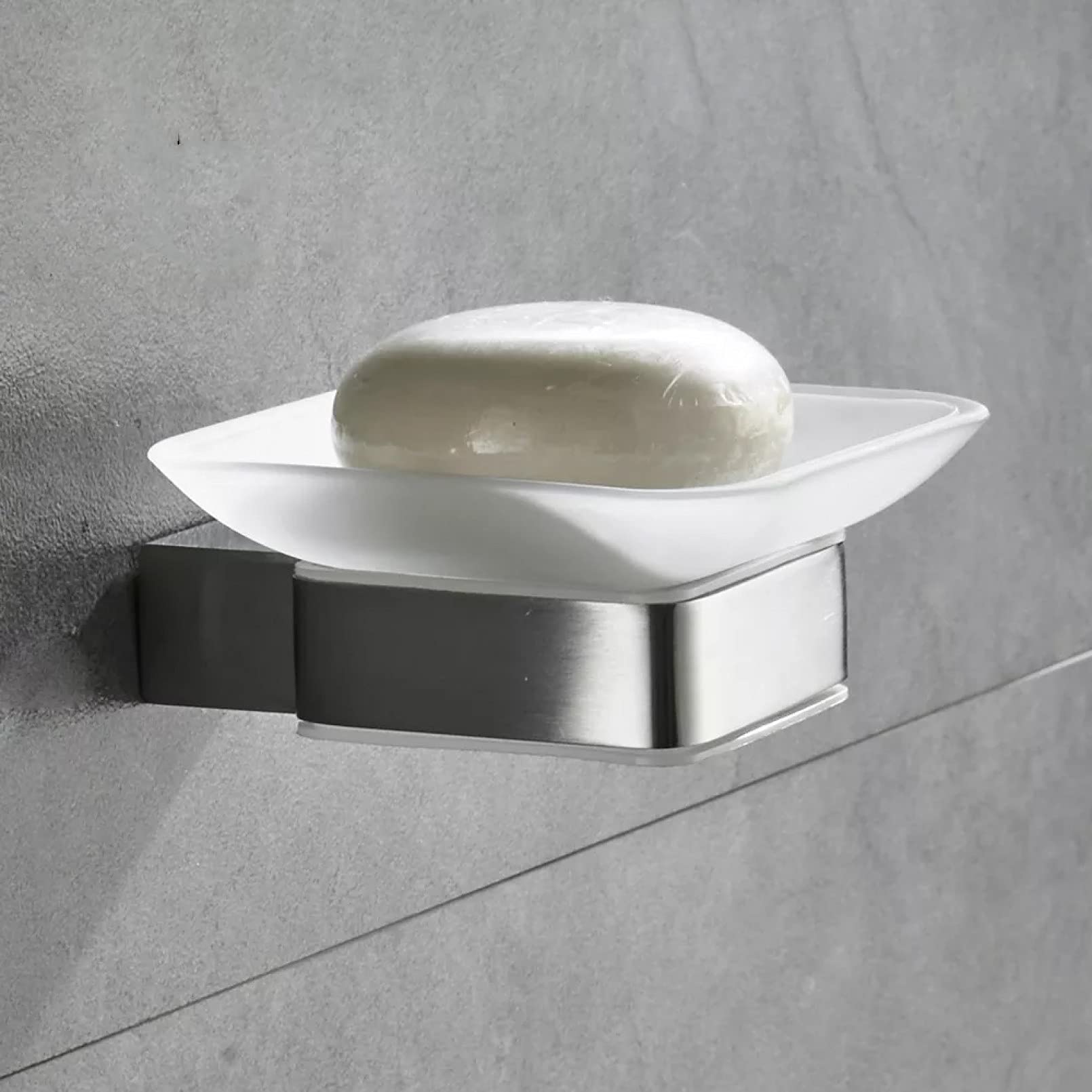 Black Wall Mounted Soap Dish - Bathroom Accessory for Shower & Sink