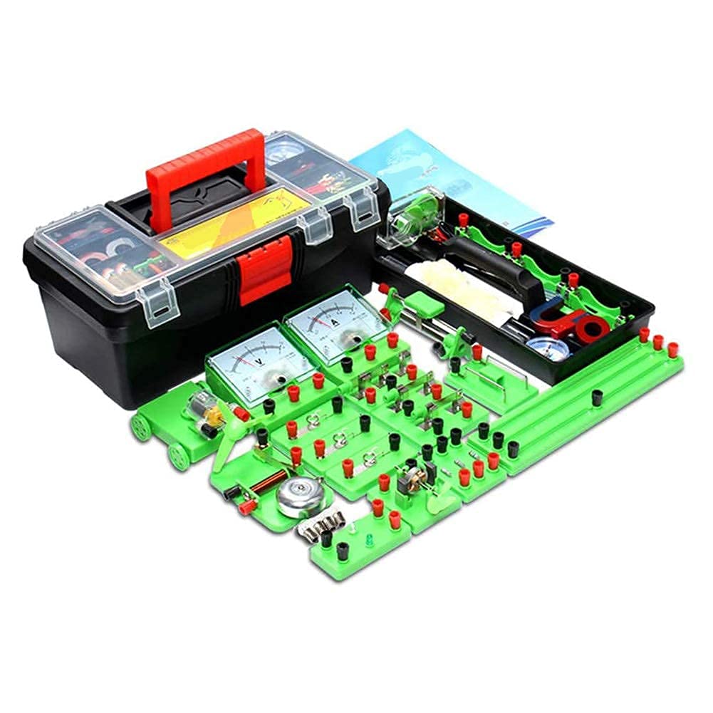 Physics Electric Circuit Learning Starter Kit - Basic Electricity & Magnetism Experiment Set for High School Students | STEM Education, Science Labs & Electromagnetism Exploration | Perfect for Classroom & Home Learning