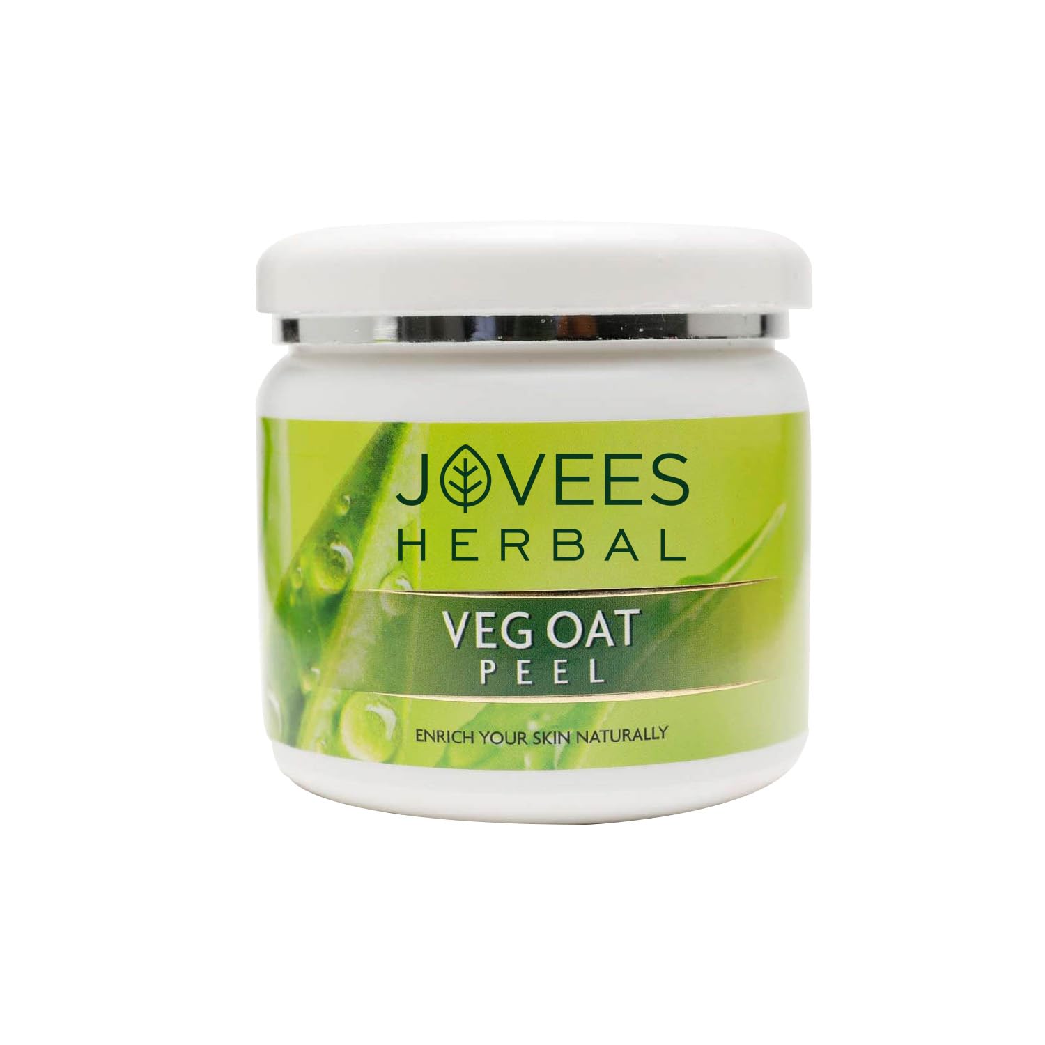 Jovees Herbal Veg Oat Face Peel for Acne & Tan Removal - 250g with Almond Powder & Wheat Grain | Gentle Exfoliating Facial Scrub for Clear, Glowing Skin | Perfect for Daily Skincare Routine & Spa Treatments