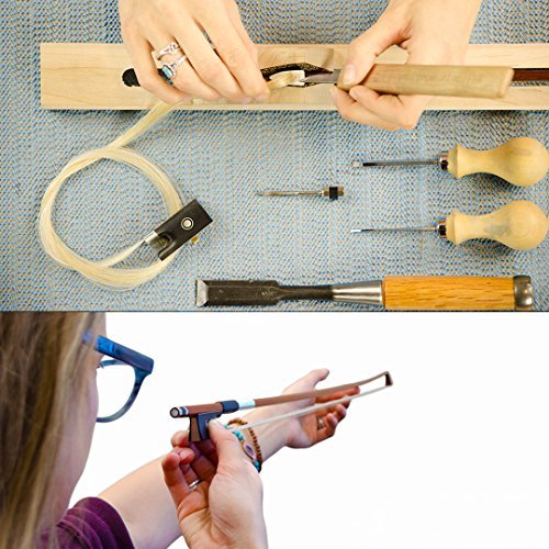 Premium Giuliani Carbon Fiber Violin Bow 3/4 Size - Professional Grade for Students & Musicians - Perfect for Classical Performances, Practice & Orchestral Playing