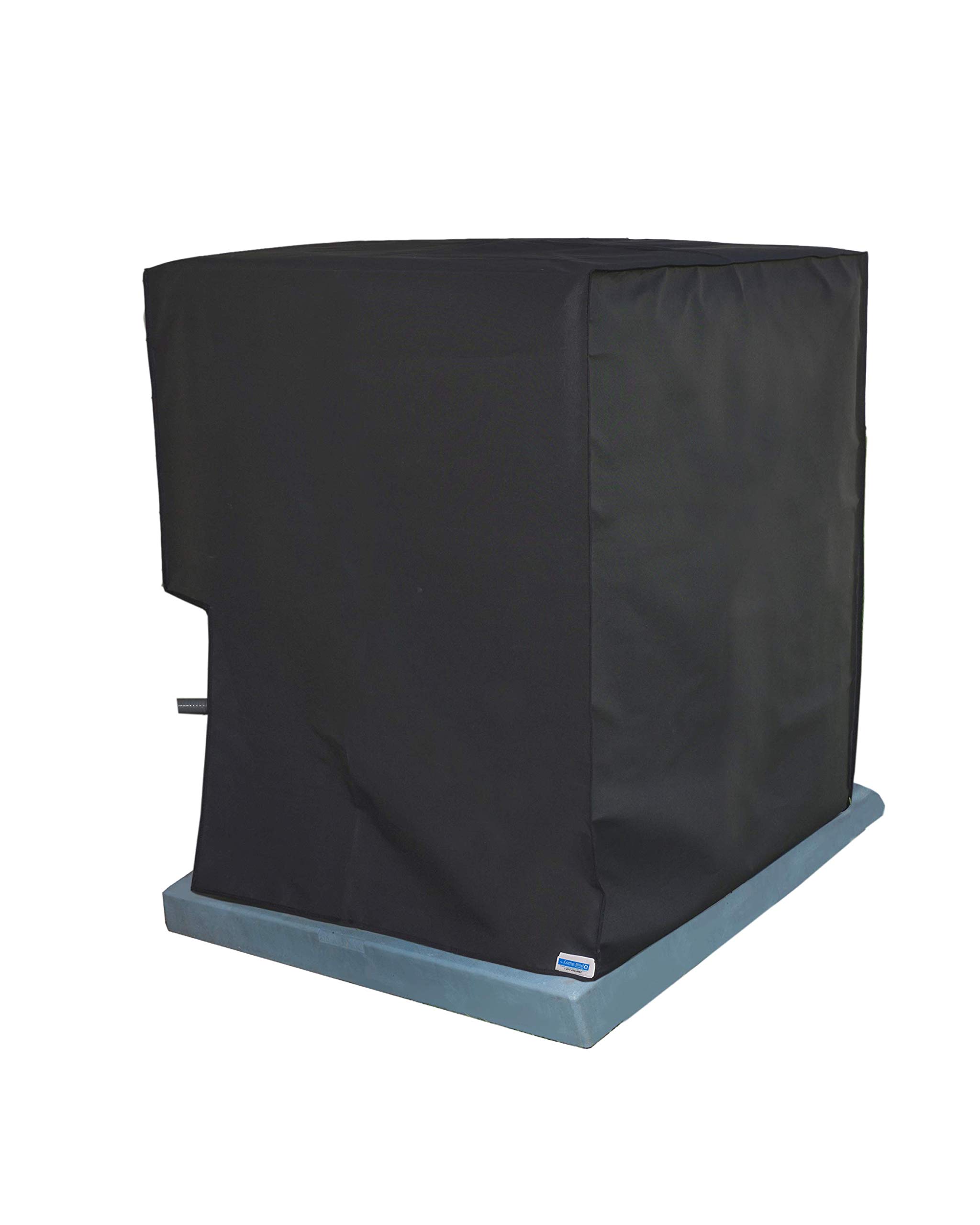 Goodman GSX130241B Air Conditioning Unit with Waterproof Black Nylon Cover, 26''W x 26''D x 27.5''H - Ideal for Outdoor and Residential Use