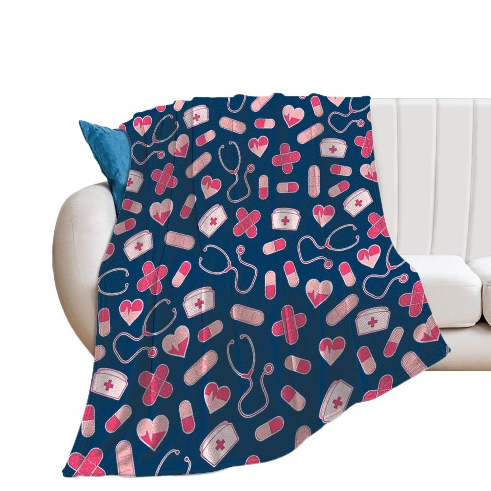 Soft Flannel Fleece Blanket - Cozy & Warm Shaggy Throw for Yoga, Dorm, College - 30x40 Inches - Frog & Leaf Pattern - Perfect for Air-Conditioned Rooms, Couch, Bed, and Outdoor Use