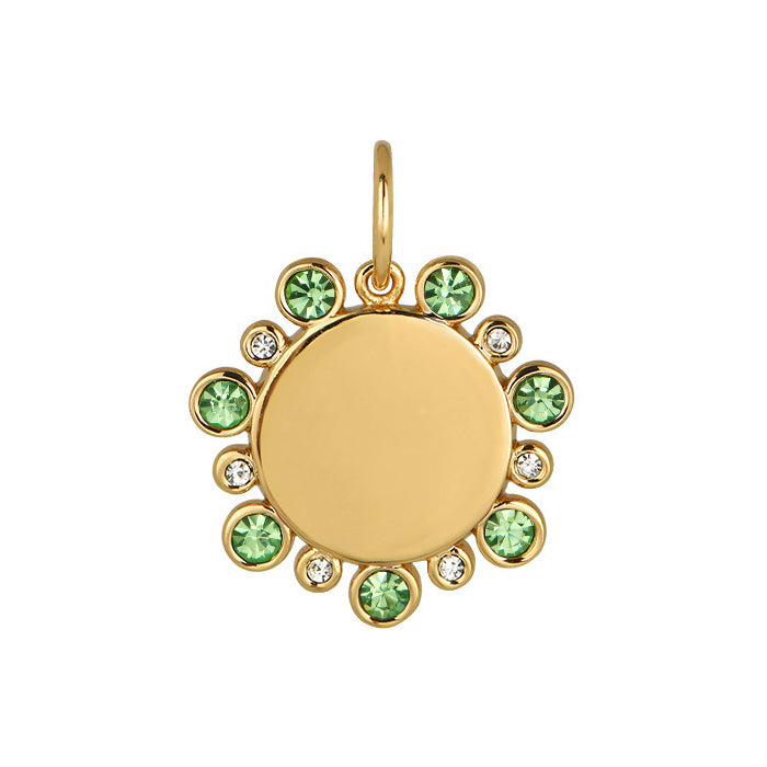 Goldbug Collection August Birthstone Pendant Necklace - Genuine Peridot Gemstone Jewelry for Women - Perfect Birthday Gift & Everyday Elegance