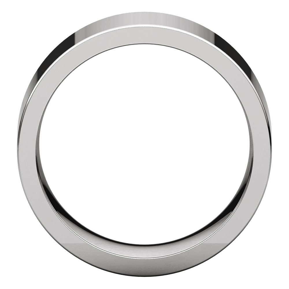 Jewels By Lux 925 Sterling Silver 8mm Flat Comfort Fit Men's Wedding Band Ring - Size 12 - Perfect for Weddings, Anniversaries & Everyday Wear