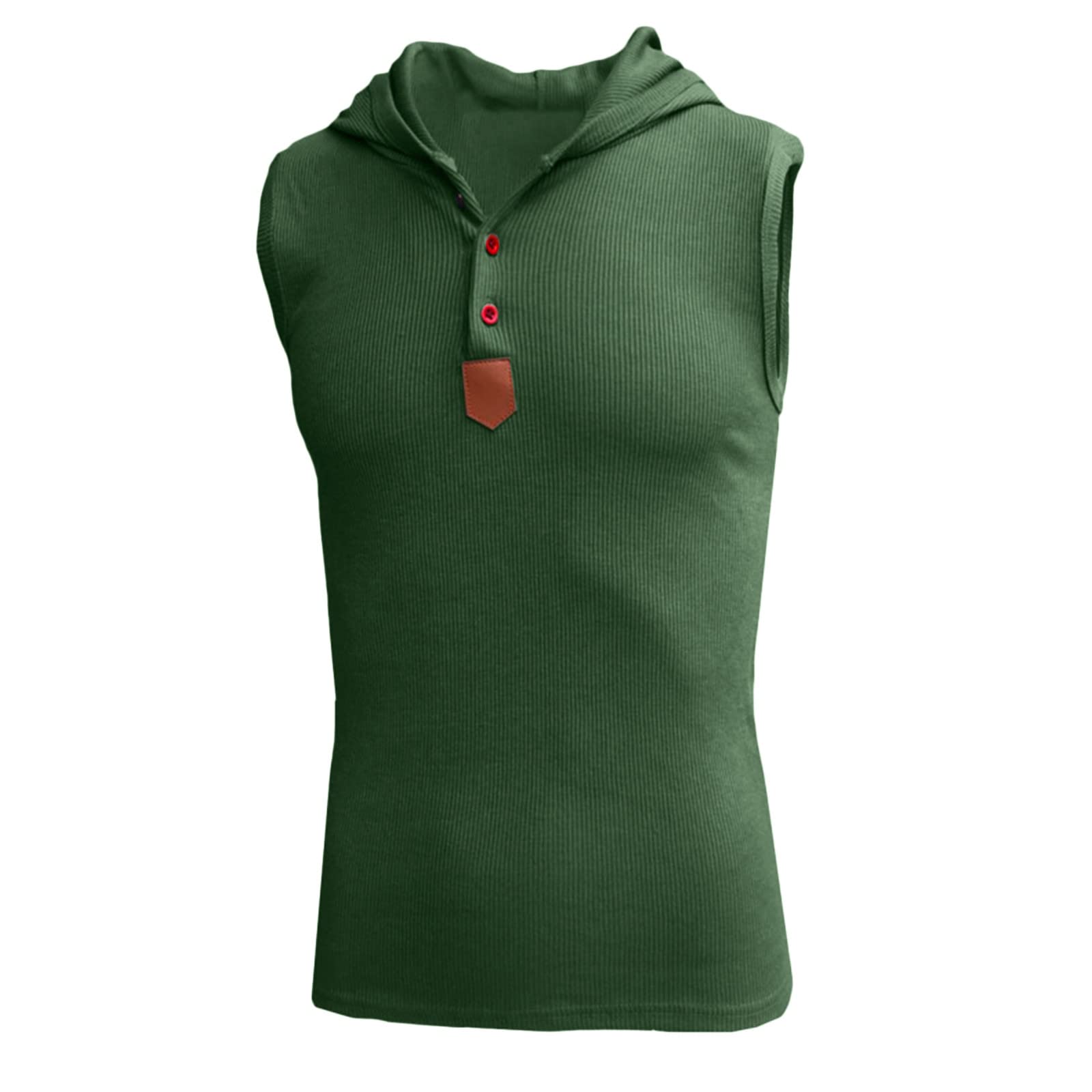 Maryia Men's Workout Tank Tops - Hooded Sleeveless Gym Shirts for Bodybuilding & Muscle Training | Athletic Cut-Off T-Shirts for Weightlifting, CrossFit & Outdoor Workouts