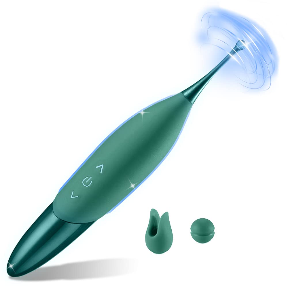 Aumood Powerful Clitoral Vibrator for Women - High Frequency G Spot & Clit Stimulator, Mini Rechargeable Adult Sex Toy for Solo Play & Couples Games - Perfect for Bedroom Fun, Travel & Discreet Pleasure