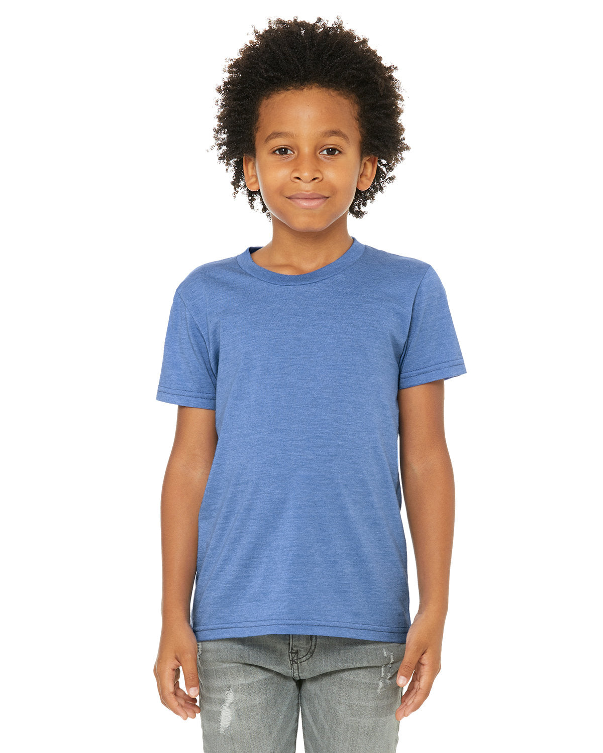 Bella + Canvas 3001Y Youth Jersey T-Shirt - Soft Cotton Short Sleeve Tee for Kids & Teens - Perfect for School, Sports & Casual Wear