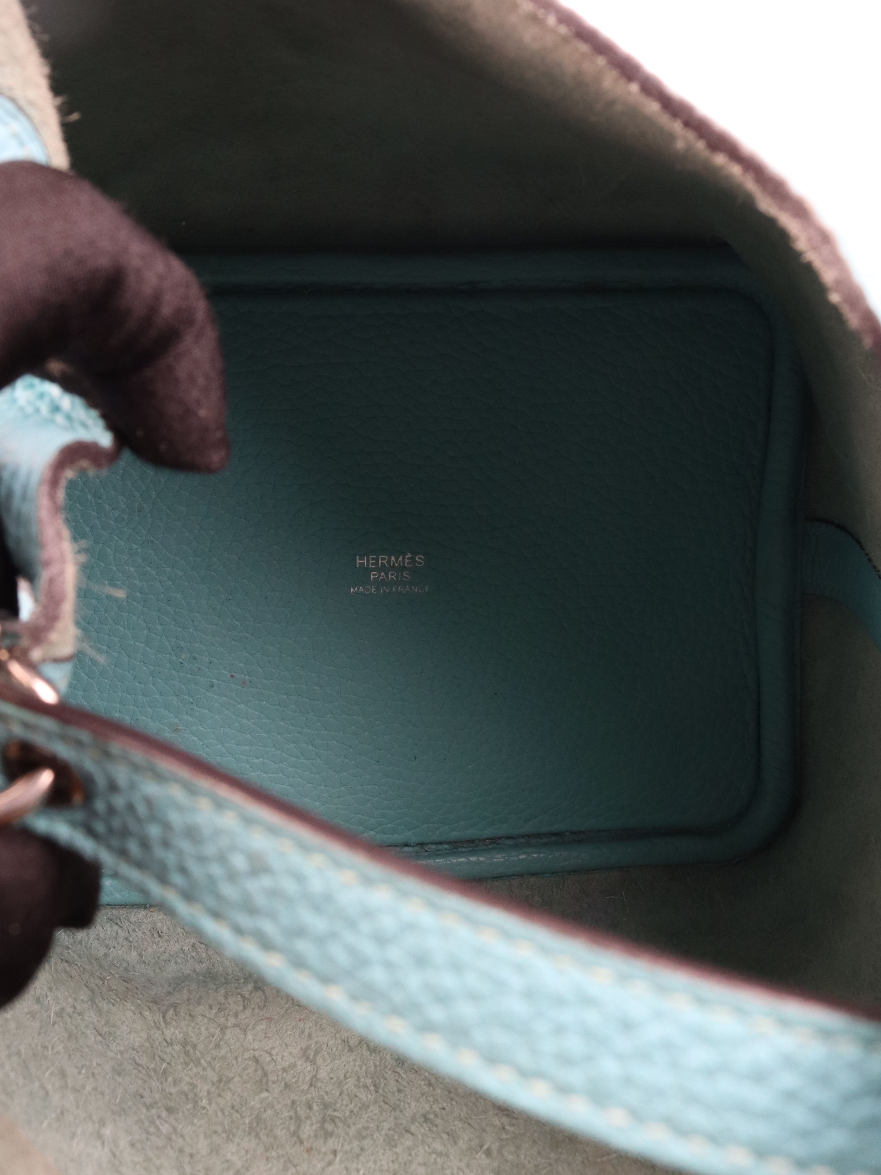 Authentic Hermes Picotin Lock 18 Bag - 3P Bleu Atoll with X Stamp & Palladium Hardware | Luxury Crossbody Tote for Women | Perfect for Everyday Use, Shopping & Travel