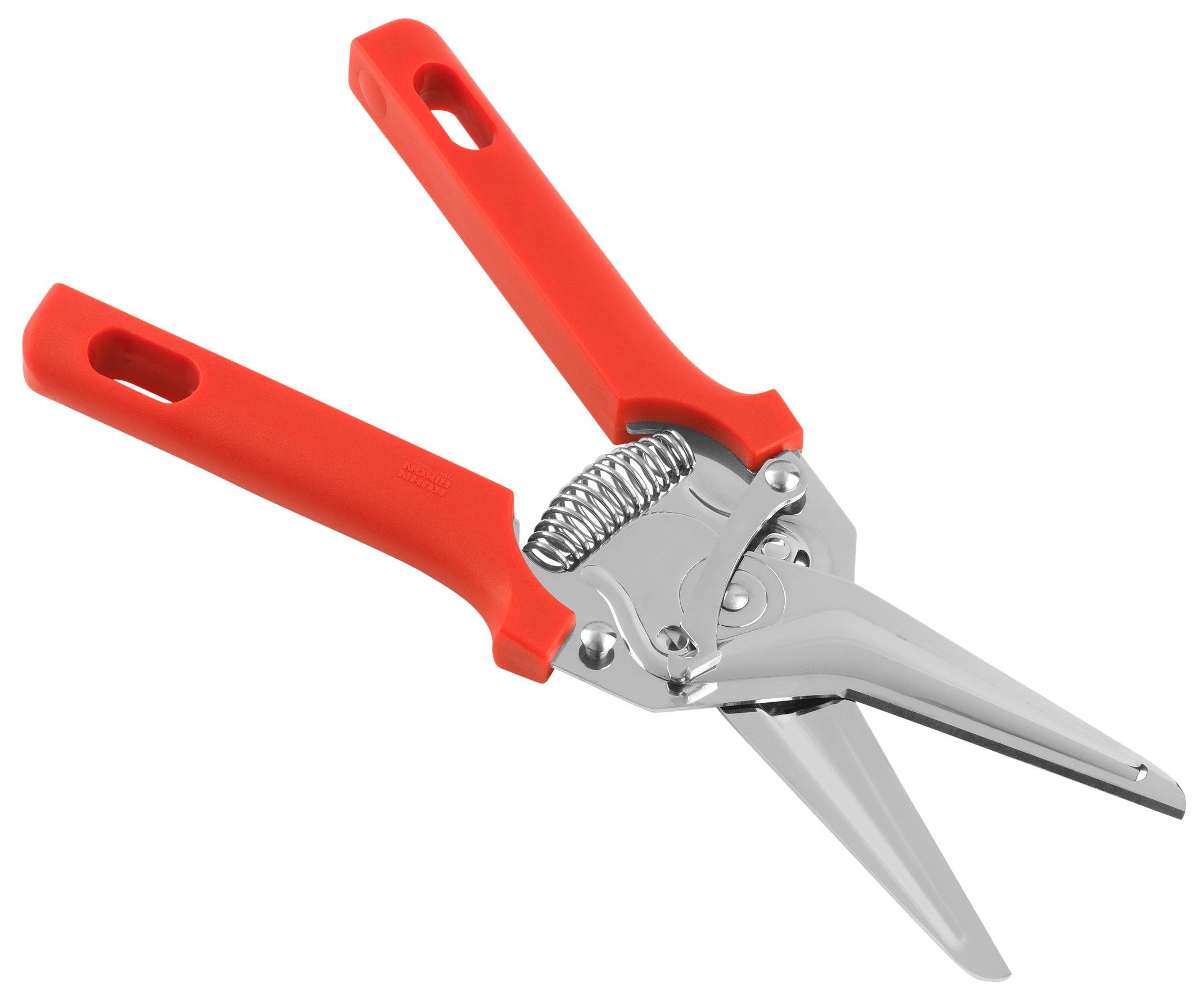 KUHN RIKON Classic 8-Inch Kitchen Shears - Heavy Duty Stainless Steel Scissors for Cutting Herbs, Poultry, Vegetables - Perfect for Cooking, Crafting & Home Use (Red)