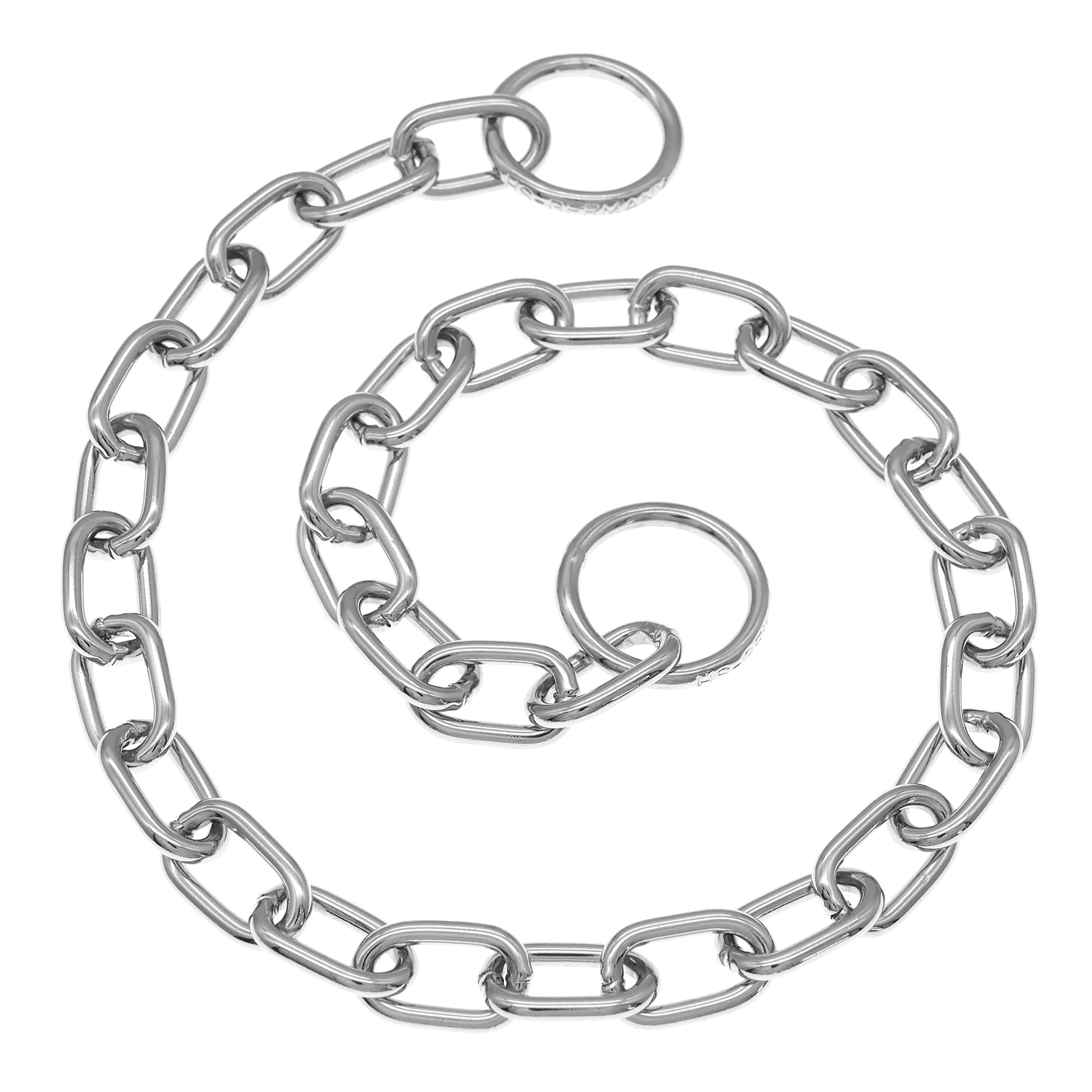 Herm Sprenger Chrome Plated Steel Fur Saver Dog Collar - Professional Training Collar for Small, Medium & Large Dogs - Made in Germany (26 inches/65cm) - Perfect for Obedience Training, Daily Walks & Behavior Correction