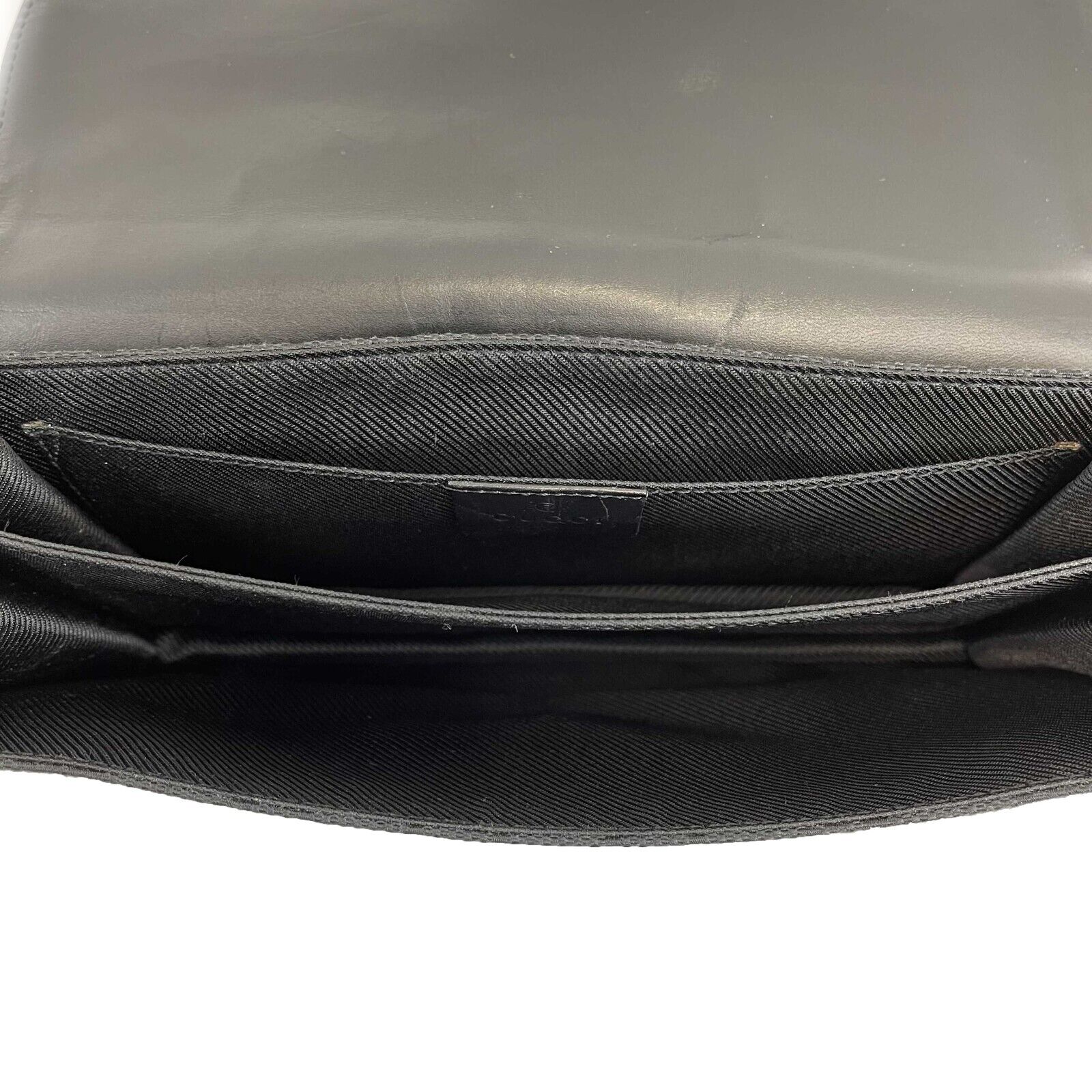 GUCCI Black GG Monogram Canvas Shoulder Bag for Women - Luxury Crossbody Purse with Adjustable Strap, Perfect for Work, Travel & Evening Out