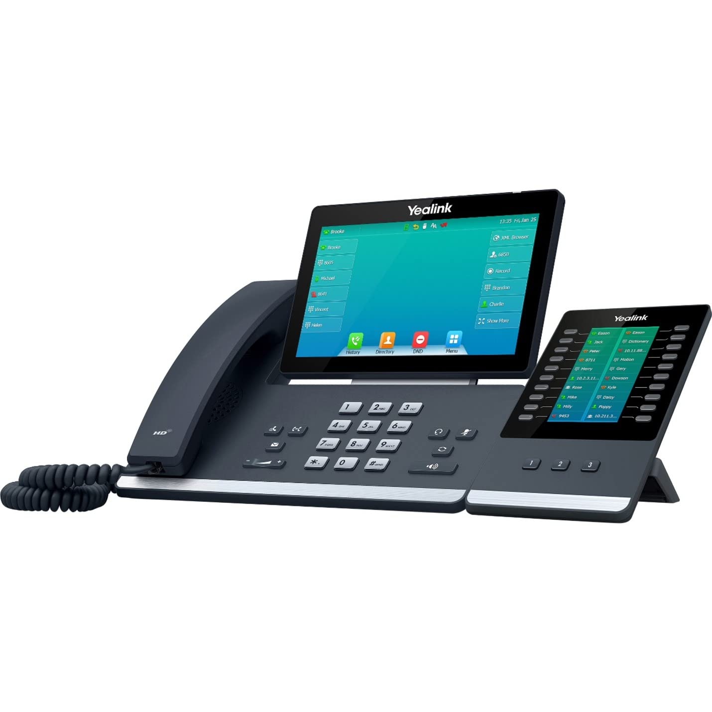 Yealink T57W Prime Business IP Phone (Renewed) - VoIP Desk Phone with HD Voice, 7