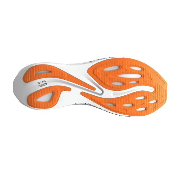 Brooks Men's Hyperion Max Running Shoes - Lightweight & Cushioned for Marathon Training - Black/Grey/Orange Clown Fish Design - Perfect for Road Running, Gym Workouts & Daily Wear