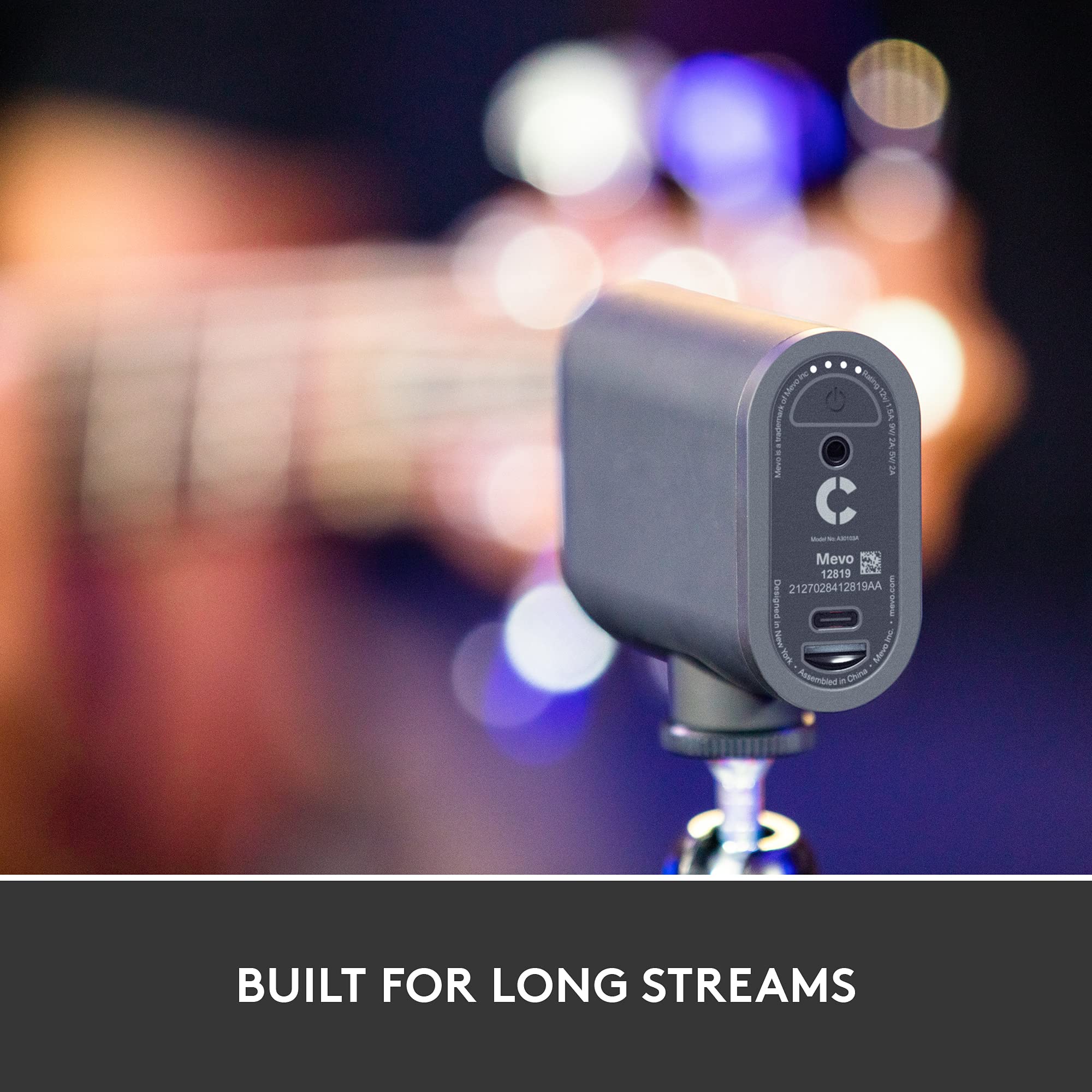 Logitech Mevo Start Wireless Live Streaming Camera - 1080p HD Video, App Control, LTE/Wi-Fi Connectivity - Perfect for Vlogging, Gaming, and Live Events (Black)