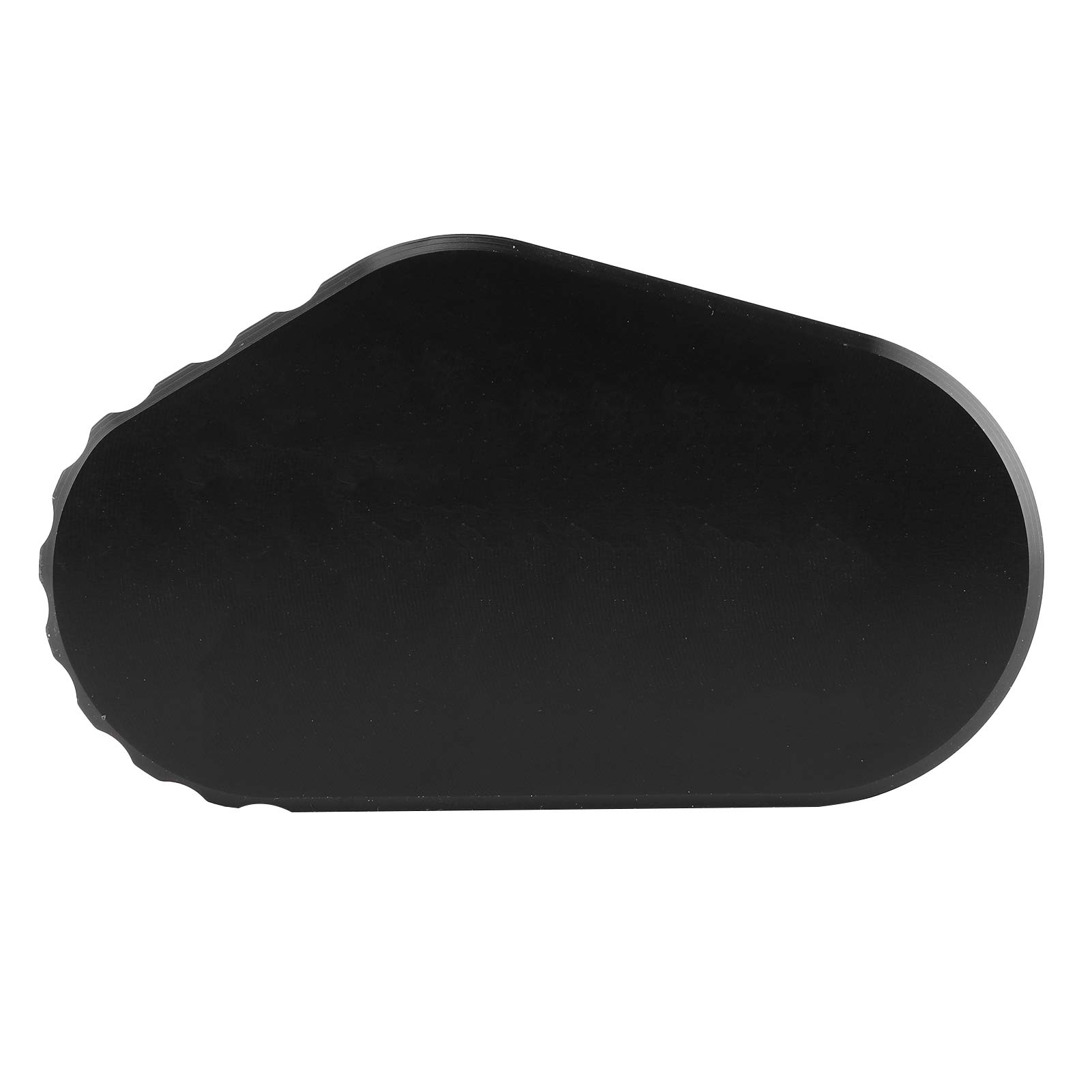 Black Motorcycle Kickstand Pad for Triumph T100 & T120 - Heavy Duty Side Stand Enlarger with Non-Slip Surface | Prevent Sinking on Grass, Sand & Soft Ground | Perfect for Parking on Uneven Terrain
