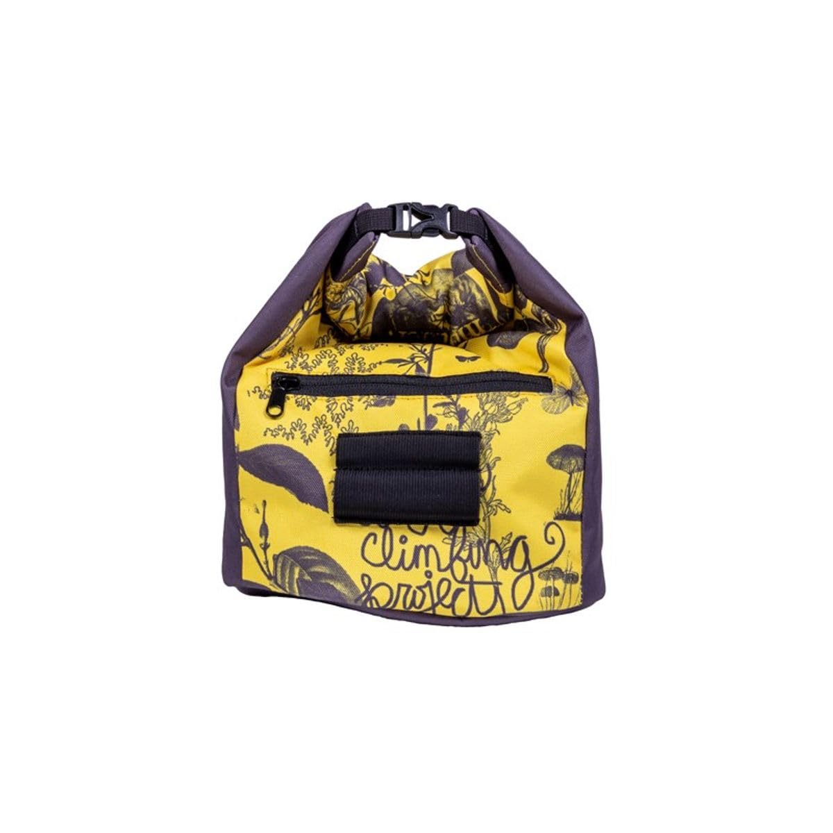 EVOLV Chalk Bucket for Rock Climbing & Bouldering - Premium Chalk Holder with Belt Loop - Yellow - Perfect for Gym Training & Outdoor Climbing Adventures
