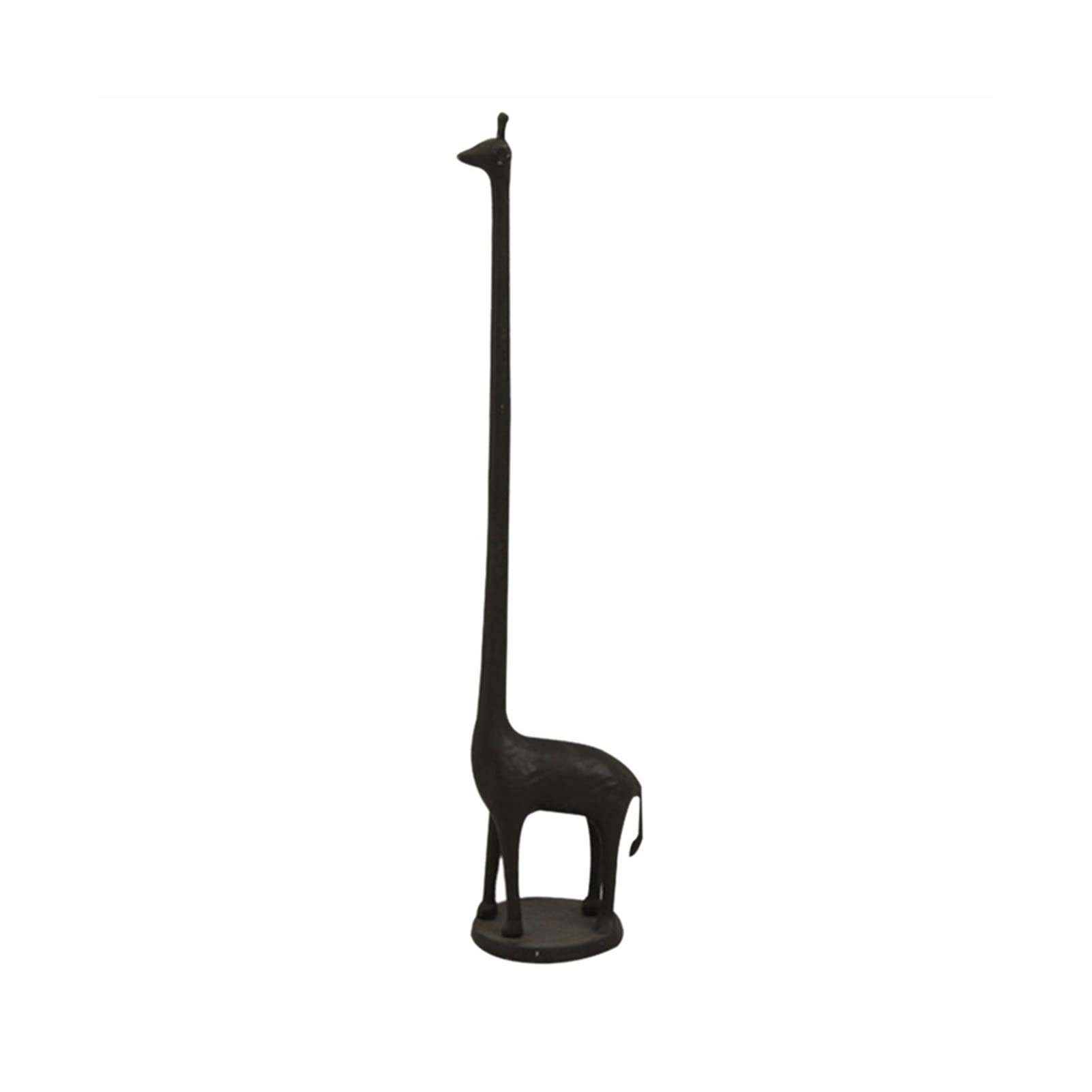 Cast Iron Giraffe Paper Towel Holder - Free Standing Toilet Paper Stand with Decorative Design for Kitchen, Bathroom & Office | Durable & Versatile Home Organization Solution