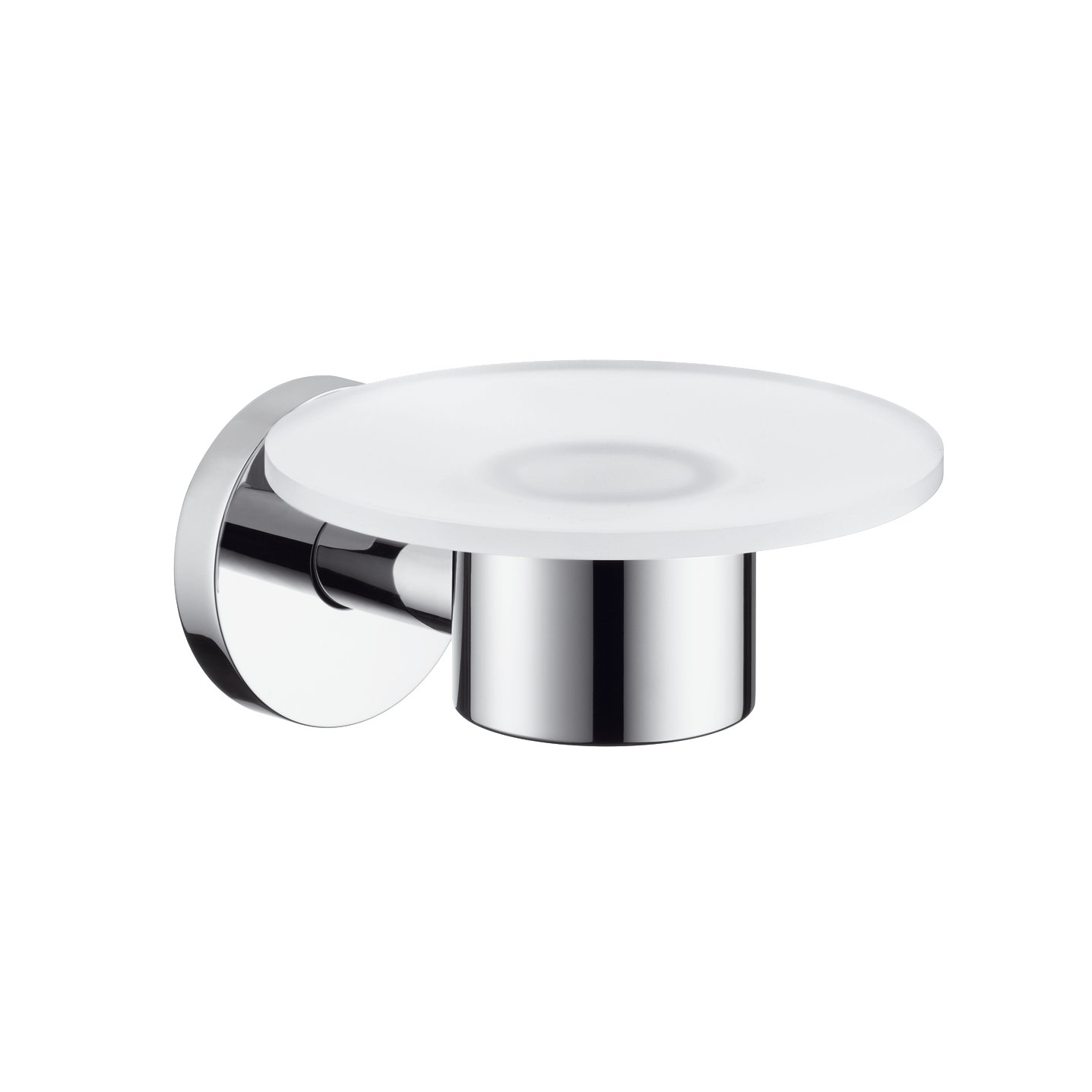 hansgrohe 40515820 S and E Soap Dish in Brushed Nickel Finish - Premium Bathroom Accessory for Shower and Bathtub Organization